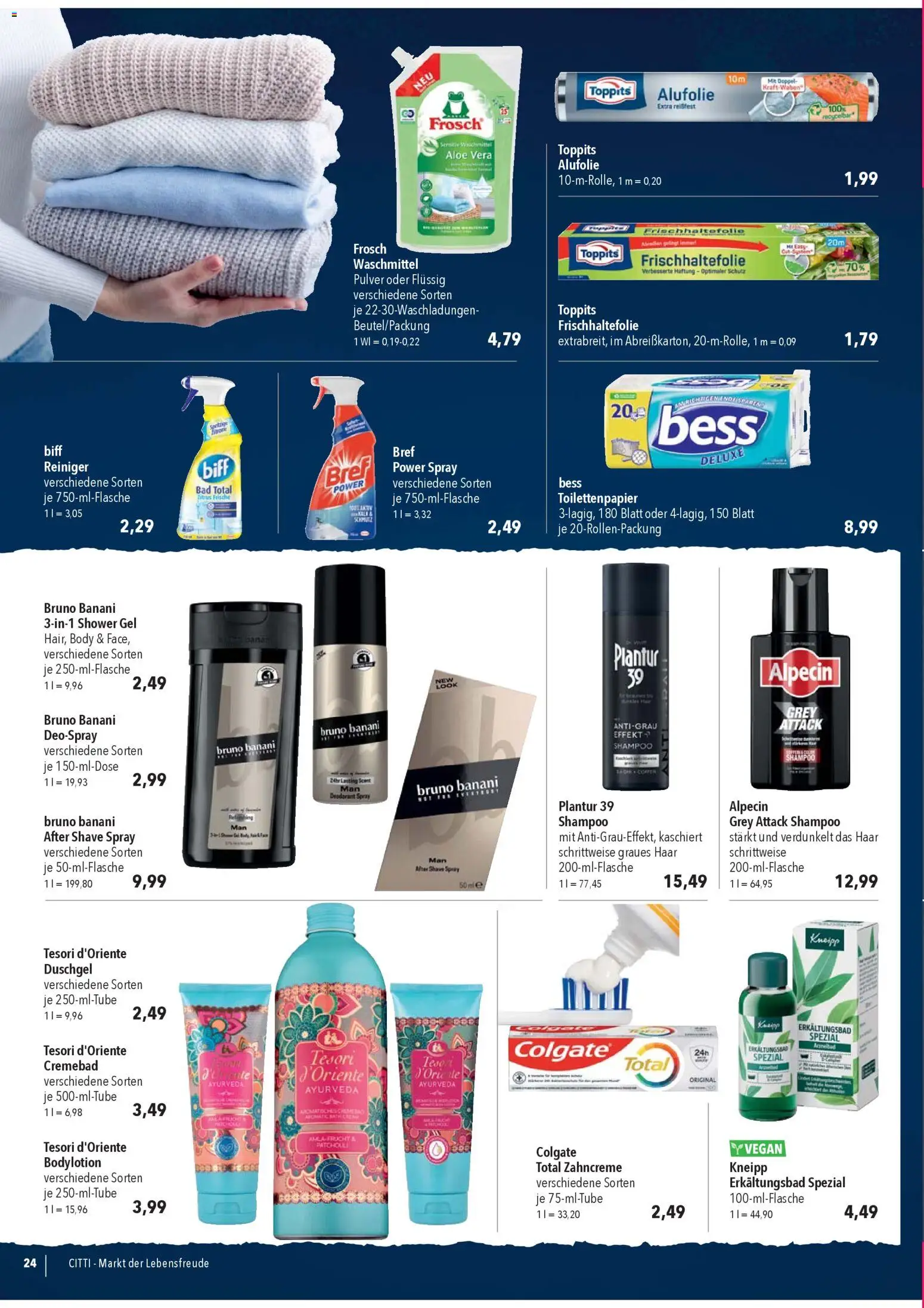 CITTI Markt - Black Friday – gültig ab 26.11.2025 | Seite: 32 | Produkte: Shampoo, Deodorant, Waschmittel, Shower Gel
