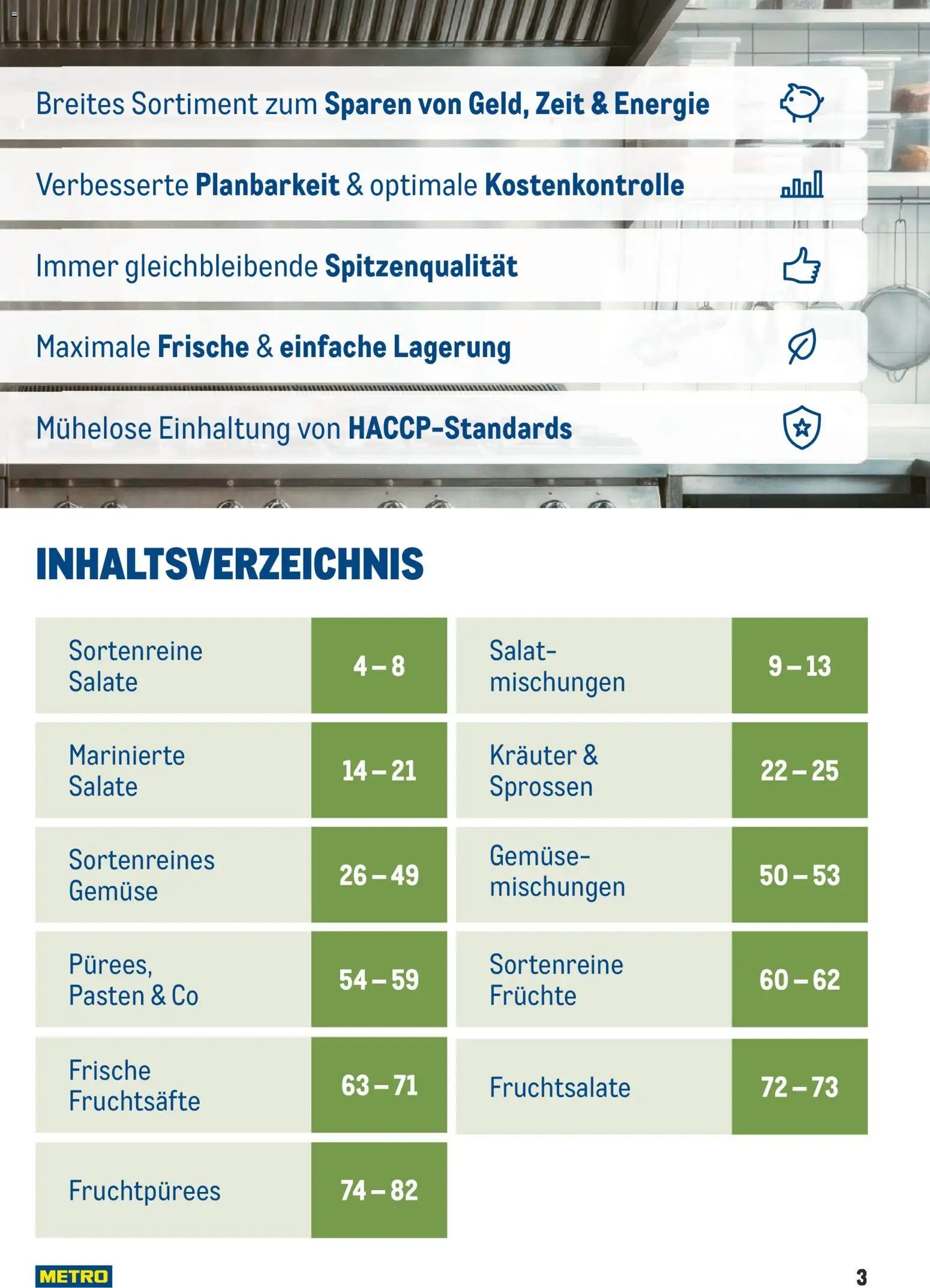 Metro angebote - Smart Chef Obst & Gemüse gültig ab 26.03.2026 | Seite: 3 | Produkte: Salat, Gemüse