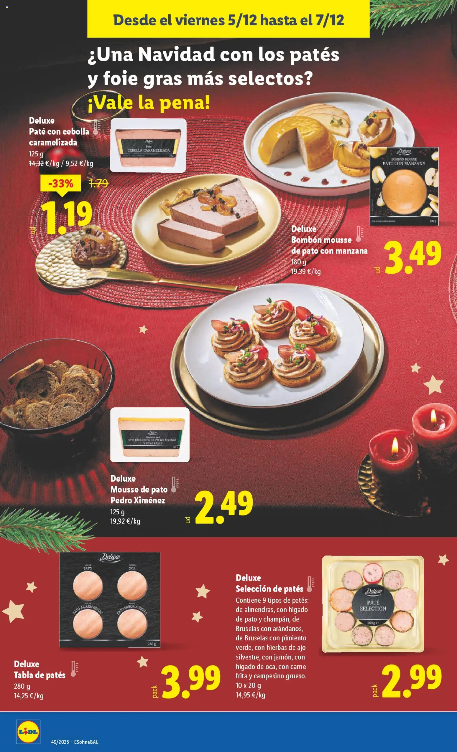 Lidl folleto │ válido desde el 01.12.2025 | Página: 40 | Productos: Mousse, Paté, Κάδος απορρυμάτων, Παγωμένο τσάι