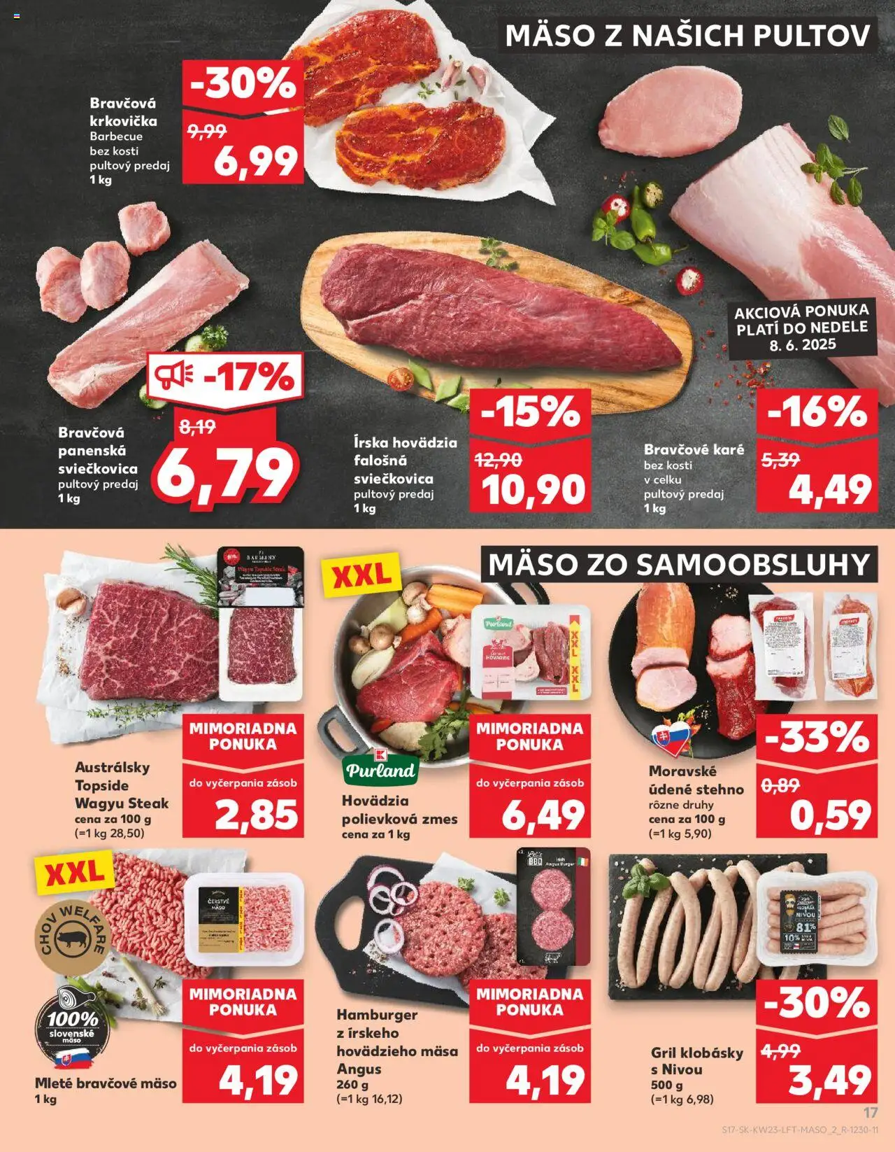 Kaufland Liptovský Mikuláš │ platný od 05.06.2025 | Strana: 17 | Produkty: Gril, Krkovička, Steak