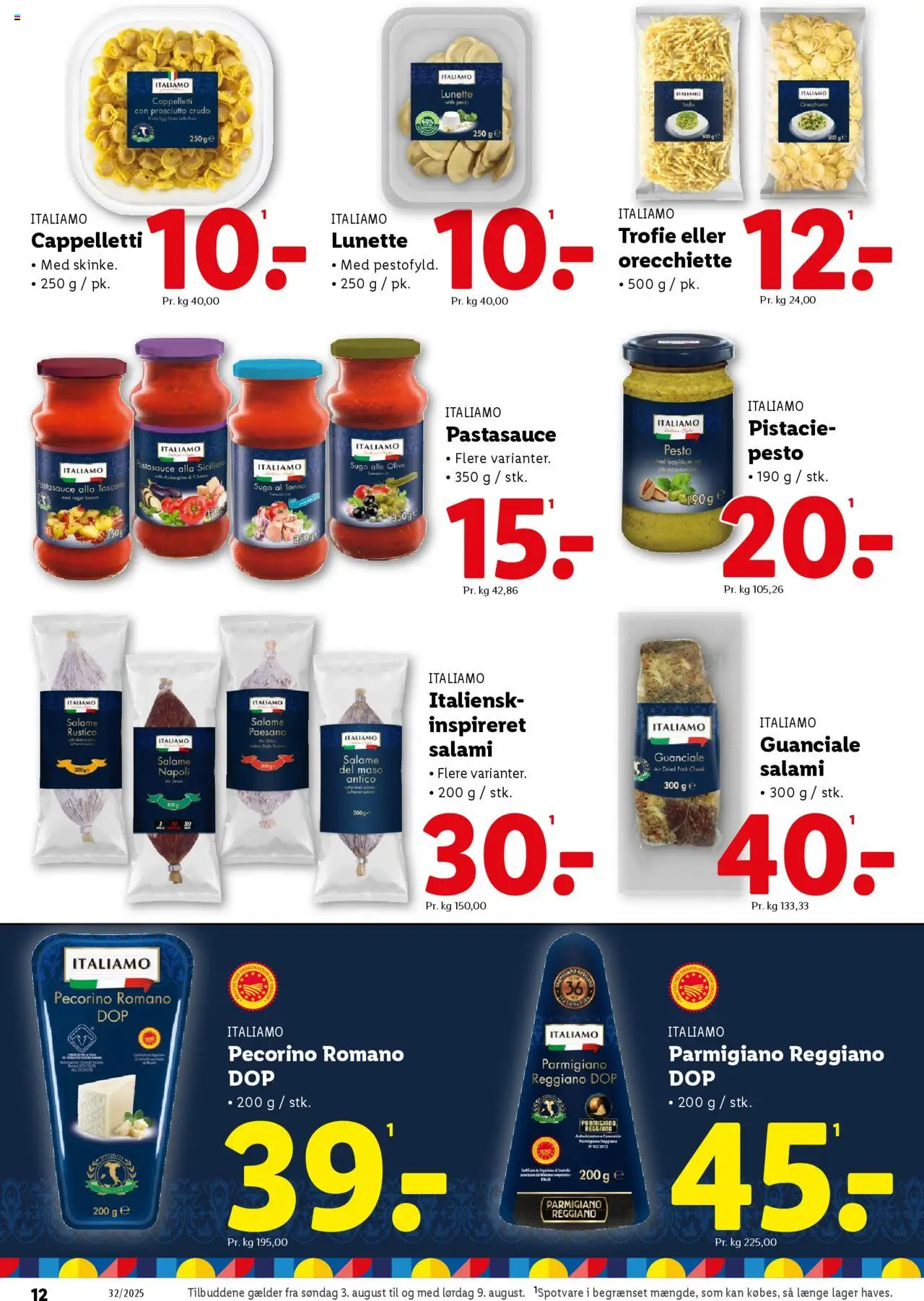 Lidl Tilbudsavis gyldig fra 03.08.2025 | Side: 12 | Produkter: Pesto, Aubergine, Søm, Basilikum