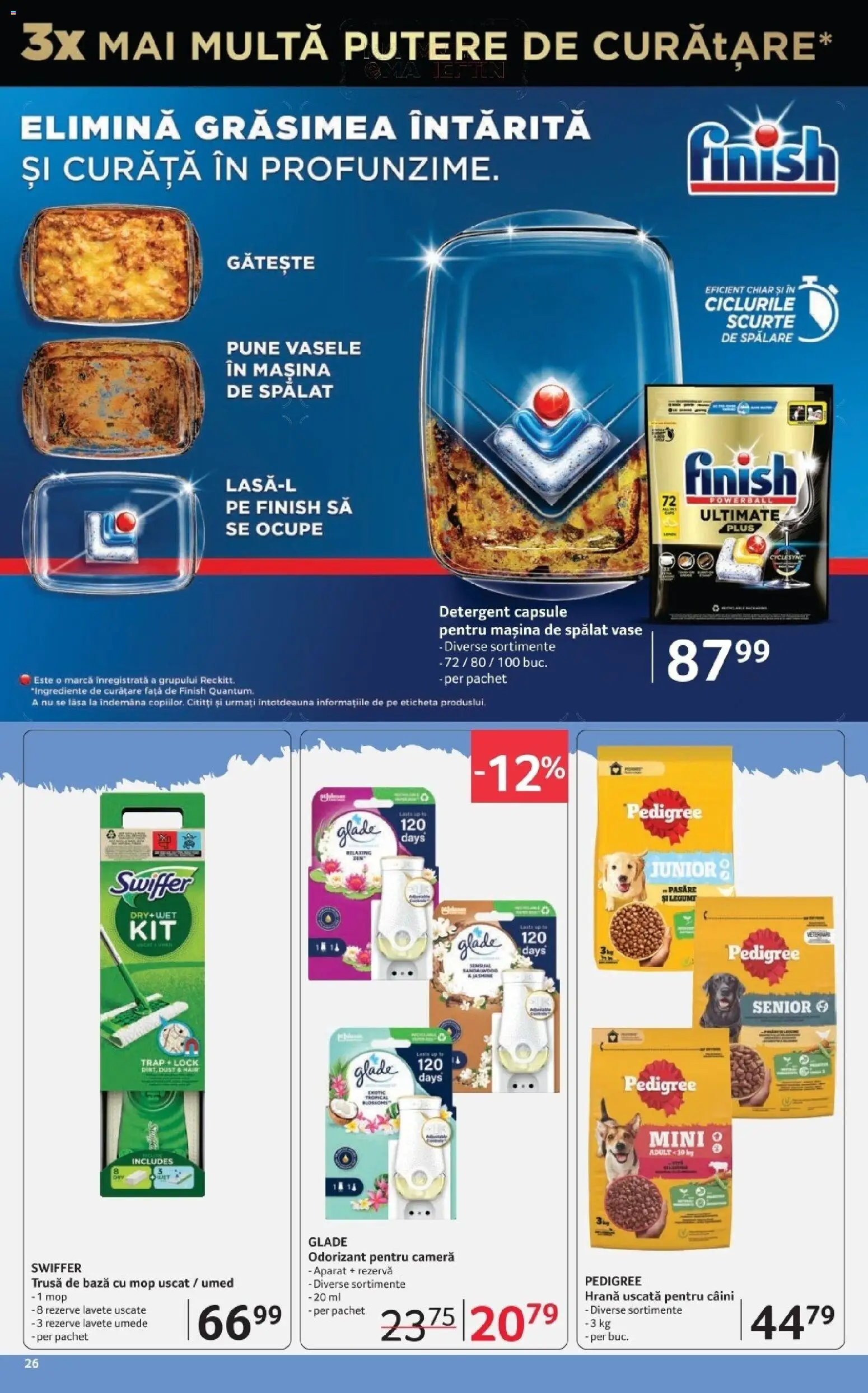 Noul catalog Selgros – valabil de la 06.03.2026 | Pagină: 26 | Produse: Cameră, Mașină De Spălat Vase, Detergent, Lavete