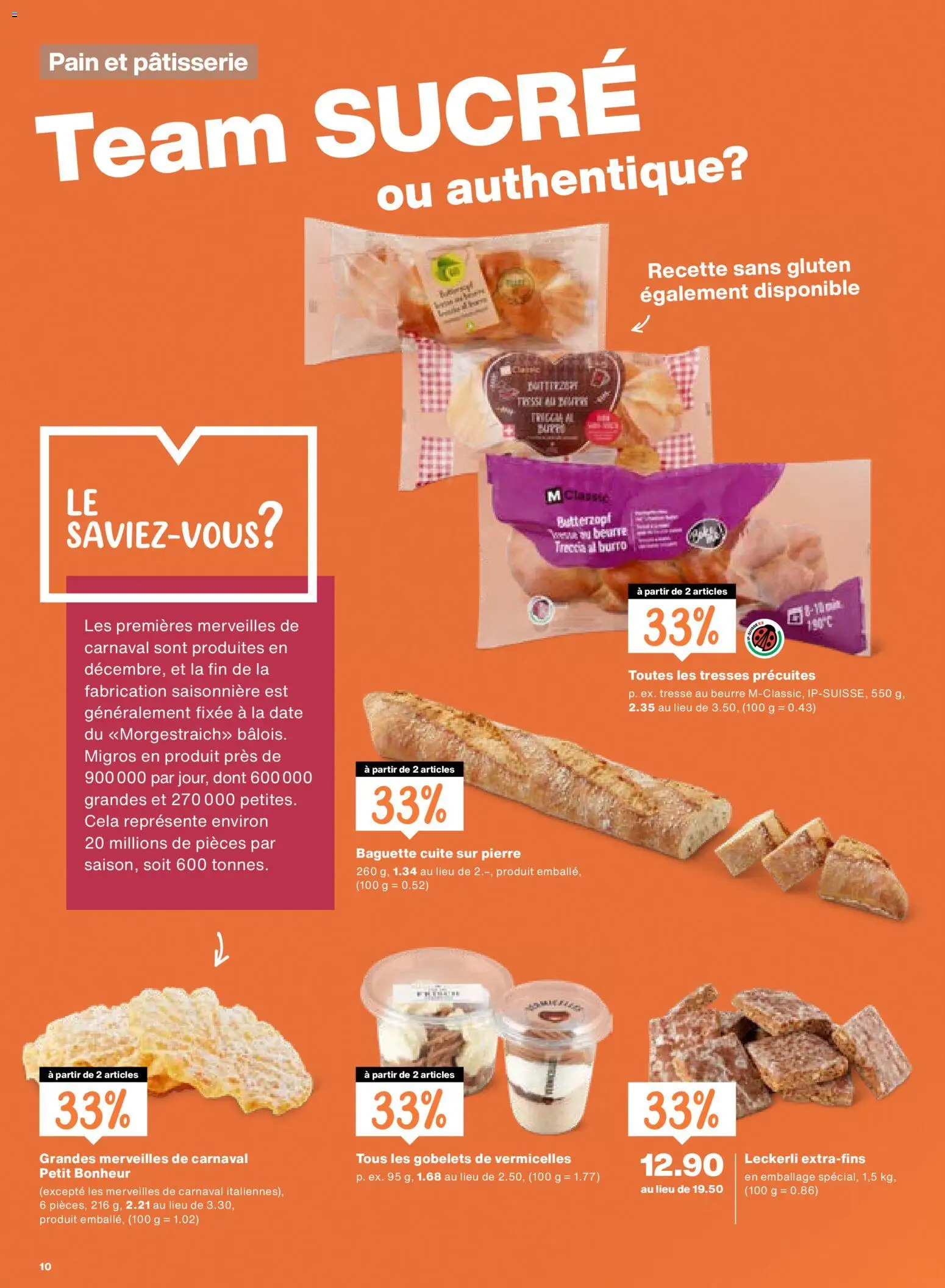 Migros Aktionen FR – gültig ab 06.01.2026 | Seite: 10 | Produkte: Baguette