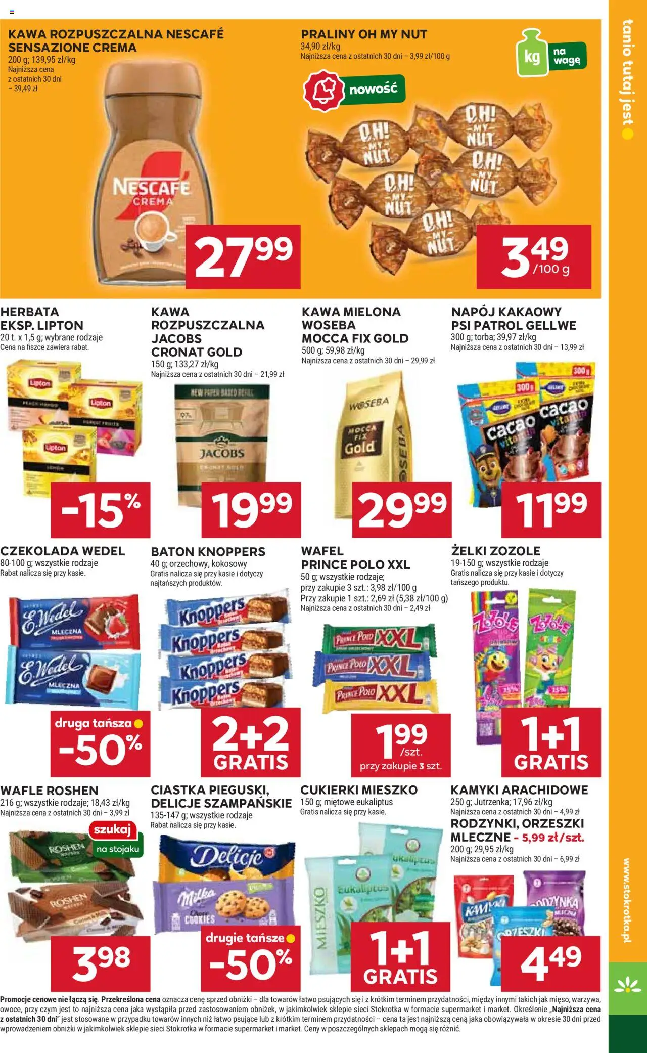 Stokrotka Gazetka - Market od 18.09.2025 | Strona: 17 | Produkty: Prince polo xxl, Kawa rozpuszczalna, Baton, Czekolada