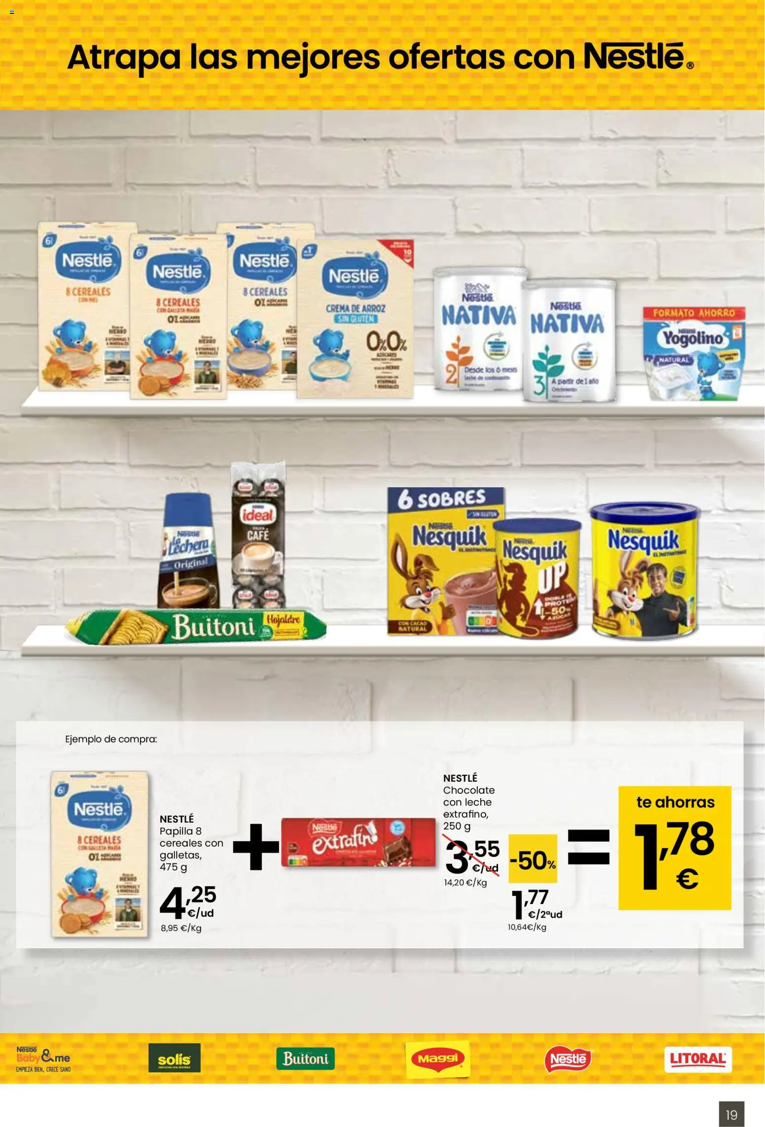 Eroski - 3x2  │ válido desde el 30.10.2025 | Página: 19 | Productos: Leche, Café, Chocolate, Arroz