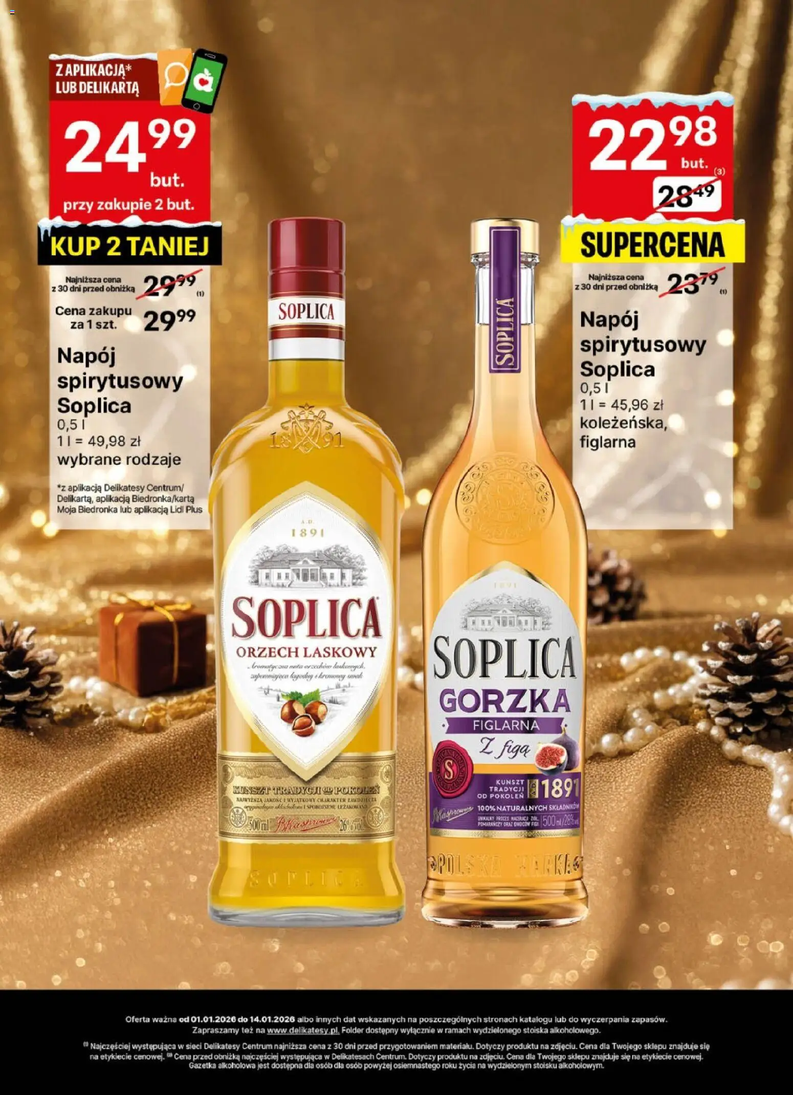 Delikatesy Centrum Gazetka - DeliBarek od 01.01.2026 | Strona: 13 | Produkty: Delikatesy