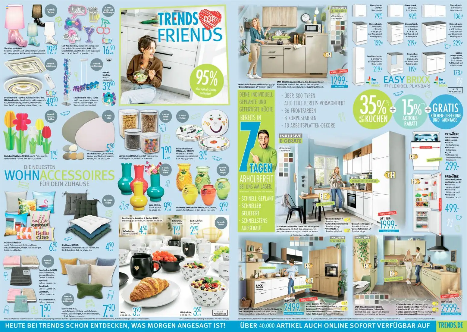 Trends Prospekt 	 – gültig ab 11.04.2026 | Seite: 3 | Produkte: Küche, Vase, Ananas, Kuchen