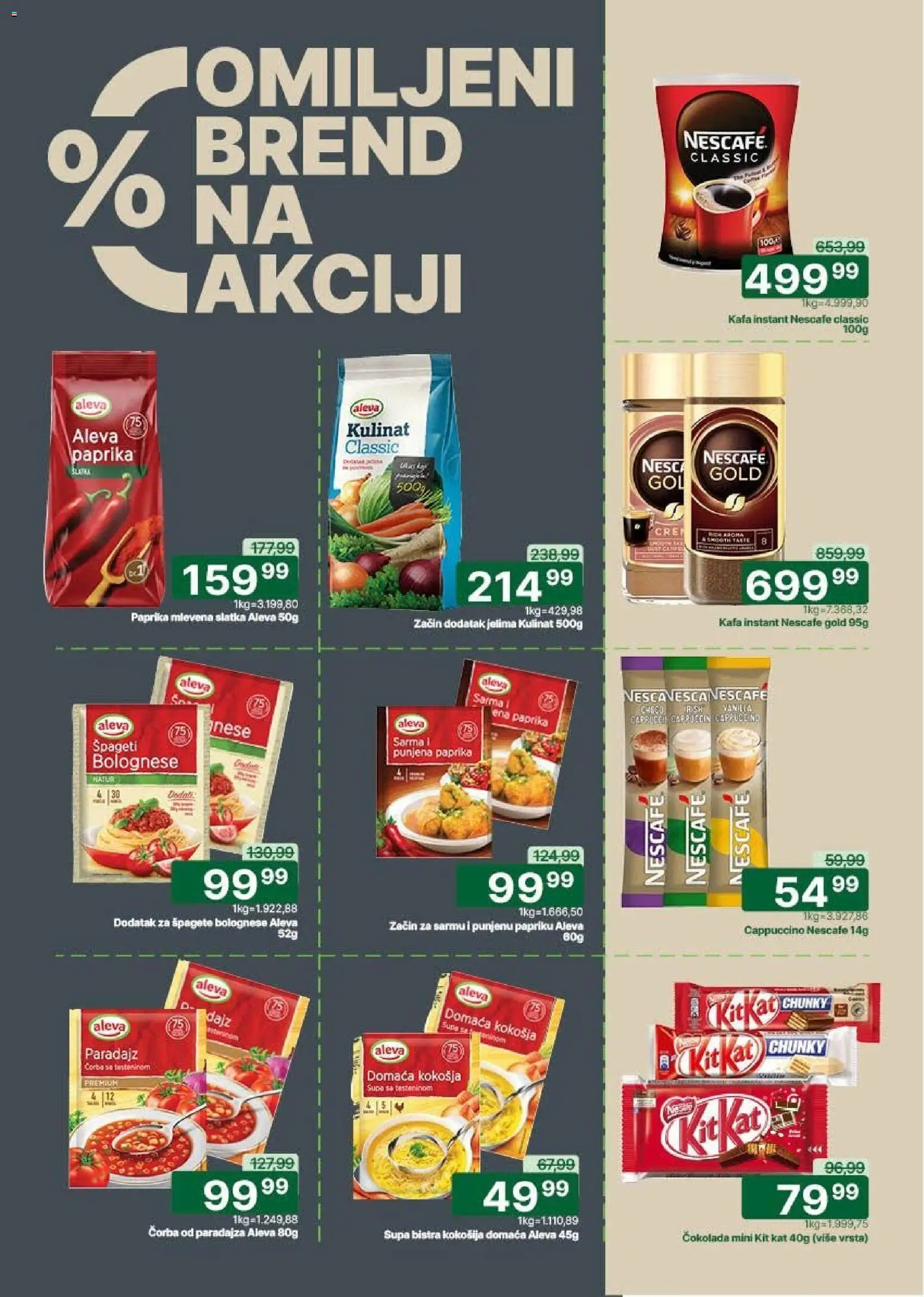 Univerexport katalog - važi od 05.01.2026 | Strana: 24 | Proizvode: Paprika, Špageti, Paradajz, Nescafé