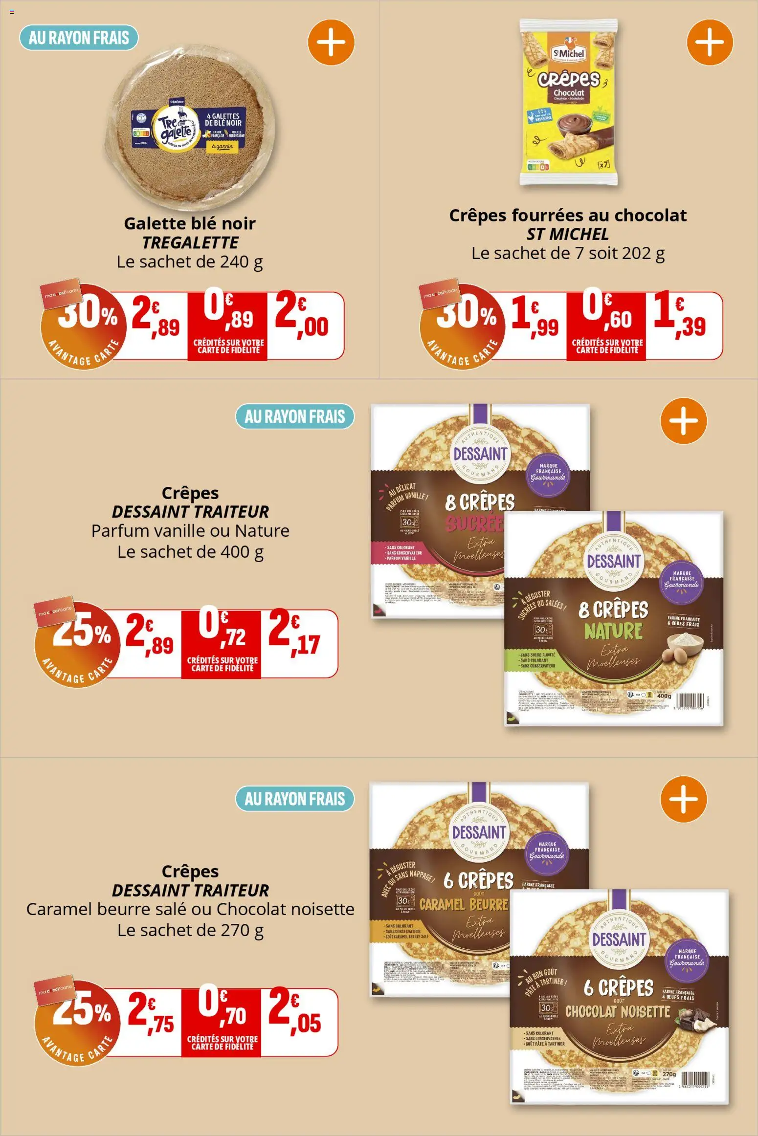 {H1} | Page: 9 | Produits: Sucre, Parfum, Pâte à tartiner, Beurre