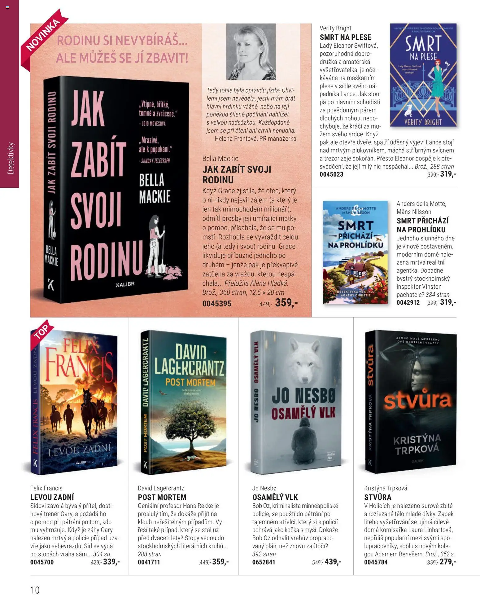 Knižní klub leták od 01.01.2026 | Strana: 10 | Produkty: Felix, Jojo