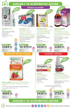Alma Gyógyszertárak Akciós újság - amely érvényes a következő dátumtól: 01.01.2026 | Oldal: 12