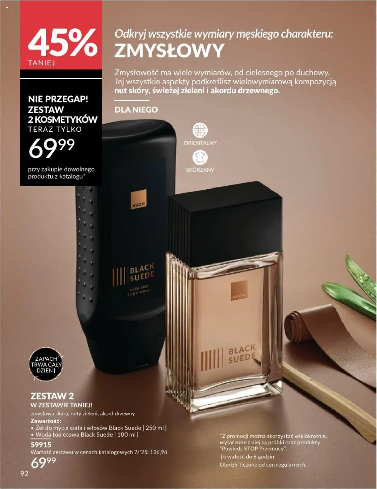 Avon Katalog 07 2025 od 01.07.2025 | Strona: 92 | Produkty: Zapach, Woda toaletowa, Woda