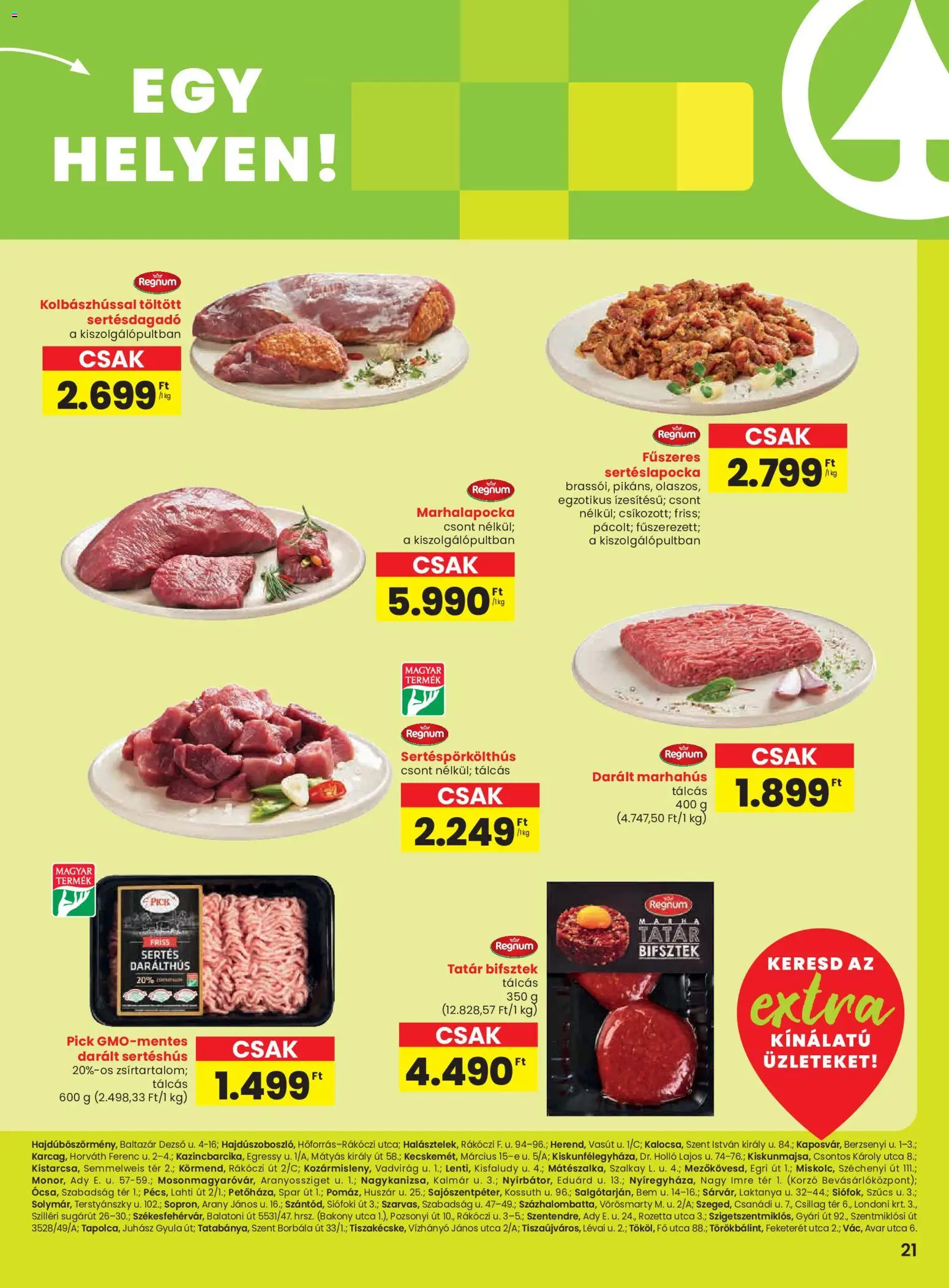 Spar akciós ujság - amely érvényes a következő dátumtól: 13.11.2025 | Oldal: 2 | Termékek: Sertéslapocka, Darált sertéshús, Sertéshús, Marhahús