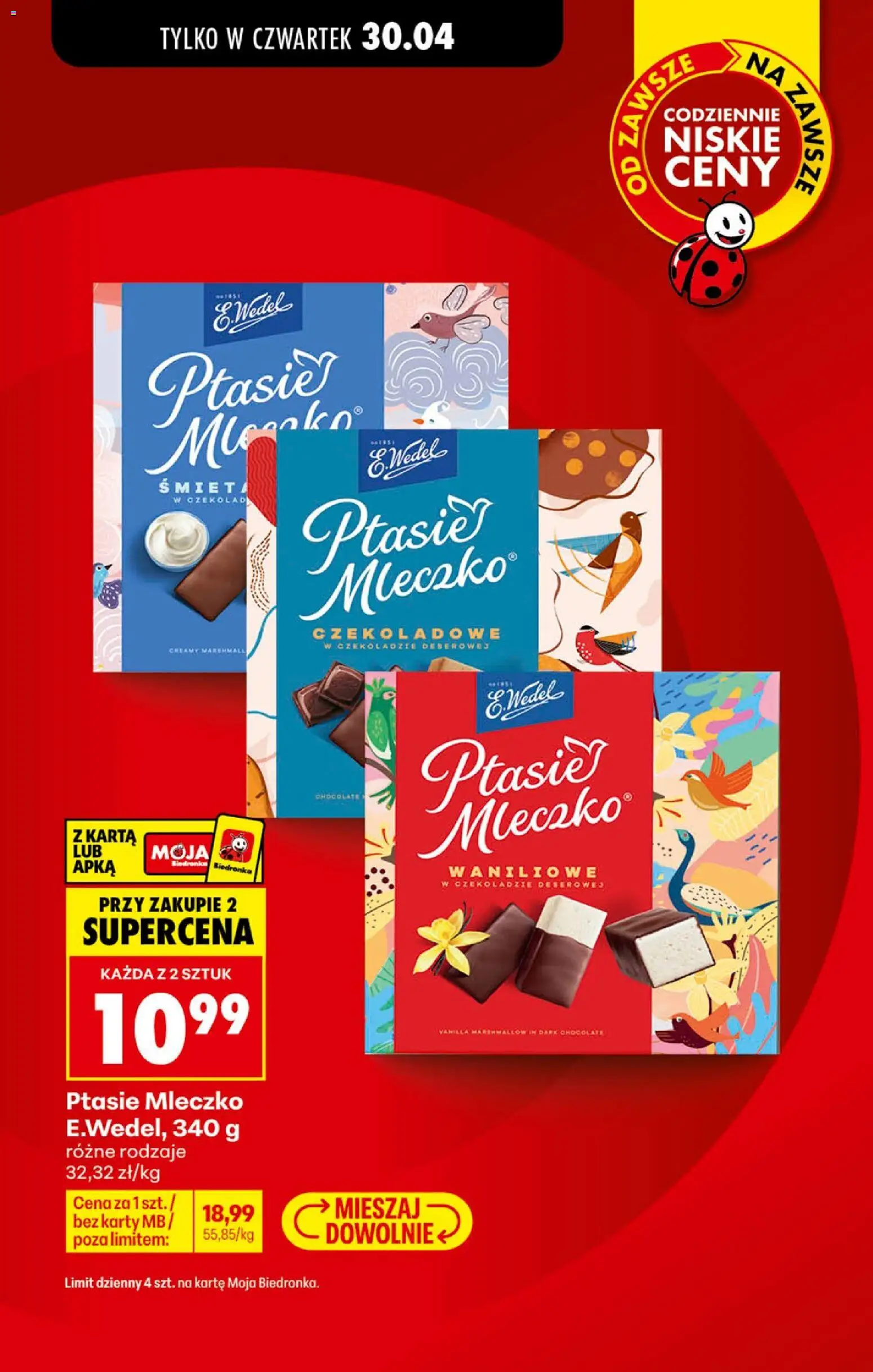 Biedronka Polsko leták - Codziennie niskie ceny od 29.04.2026 | Strana: 35 | Produkty: Karty