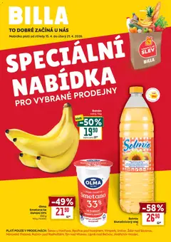 Náhled letáku Billa leták - Speciální nabídka od 15.04.2026