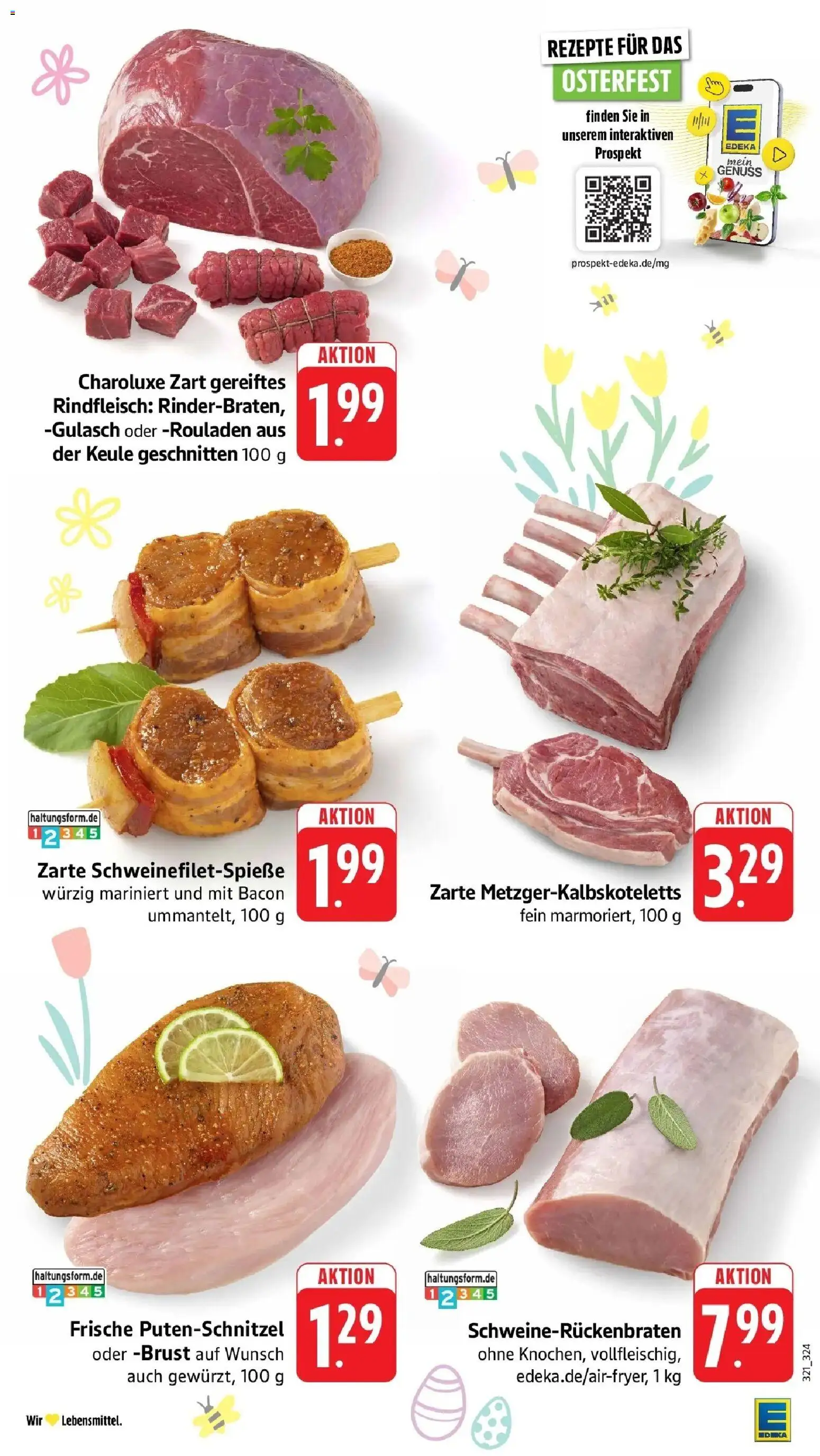 Edeka prospekt Beckingen	 – gültig ab 30.03.2026 | Seite: 10 | Produkte: Gulasch, Putenschnitzel, Rindfleisch