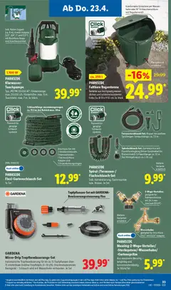 Náhled letáku Lidl Německo leták od 20.04.2026 | Strana: 51 | Produkty: Parkside, Adaptér