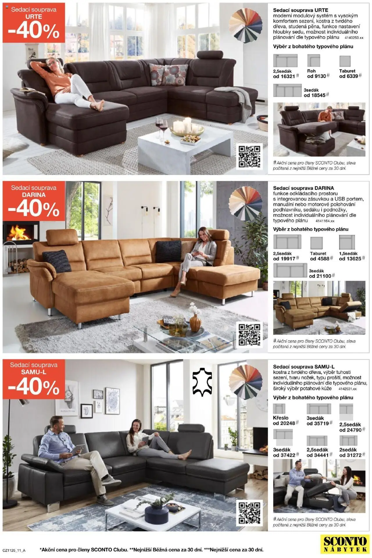 Sconto nábytek leták od 27.08.2025 | Strana: 11 | Produkty: Sedací souprava, Taburet, Nábytek, Křeslo