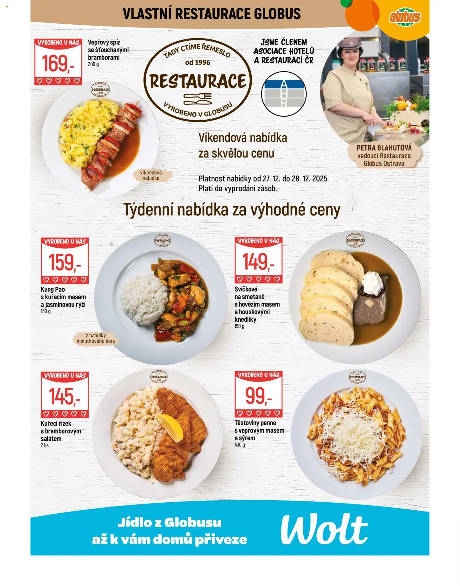 Globus leták - Ostrava od 27.12.2025 | Strana: 6 | Produkty: Penne, Špíz, Těstoviny, Rýži