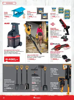 Náhled letáku Uni Hobby leták od 30.10.2025 | Strana: 32 | Produkty: Nůžky, Lopata, Drtič, Baterie