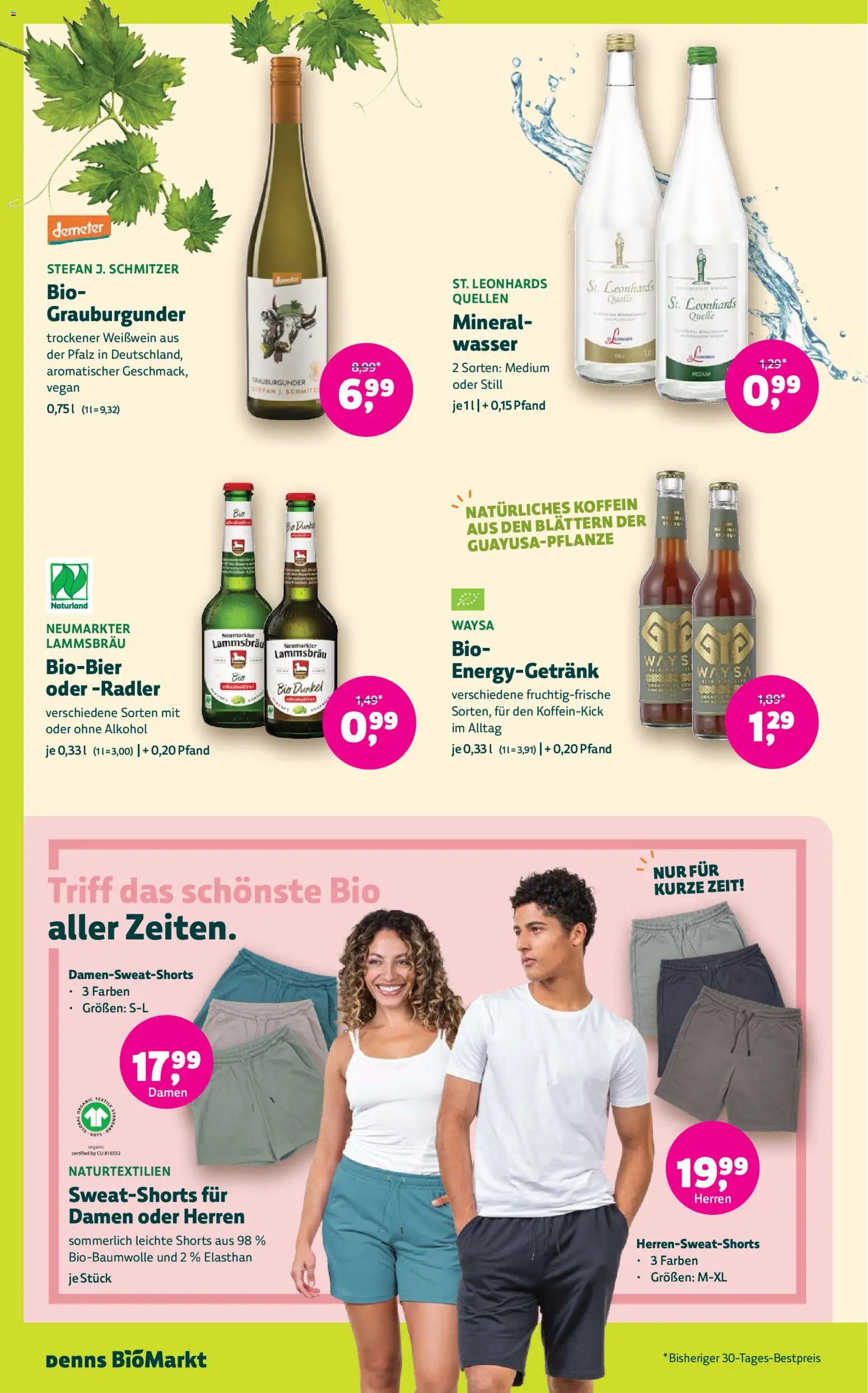 Denns BioMarkt Angebote gültig ab 08.04.2026 | Seite: 12 | Produkte: Wasser, Häränliha