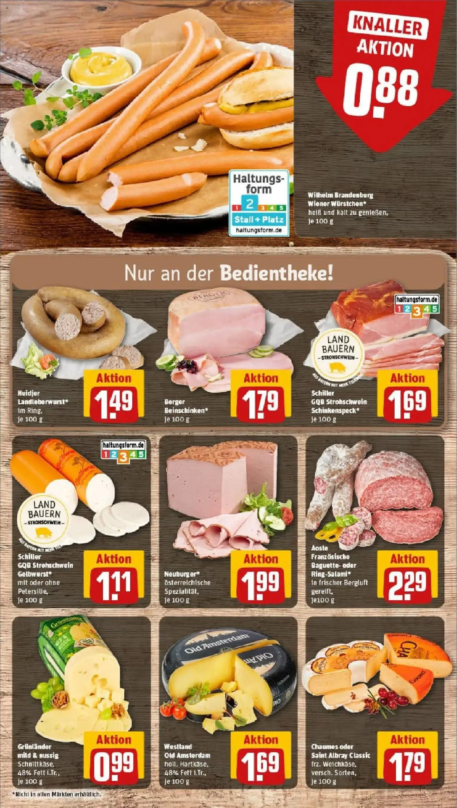 Rewe prospekt Veitshöchheim	 – gültig ab 10.11.2025 | Seite: 9 | Produkte: Baguette, Grunlander, Salami