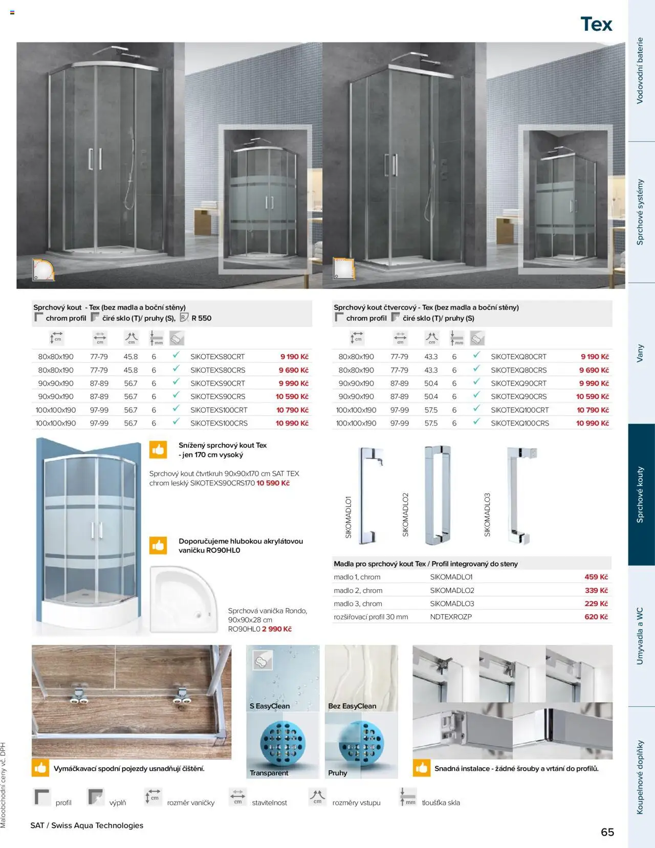 Siko koupelny katalog SAT od 01.09.2022 | Strana: 65