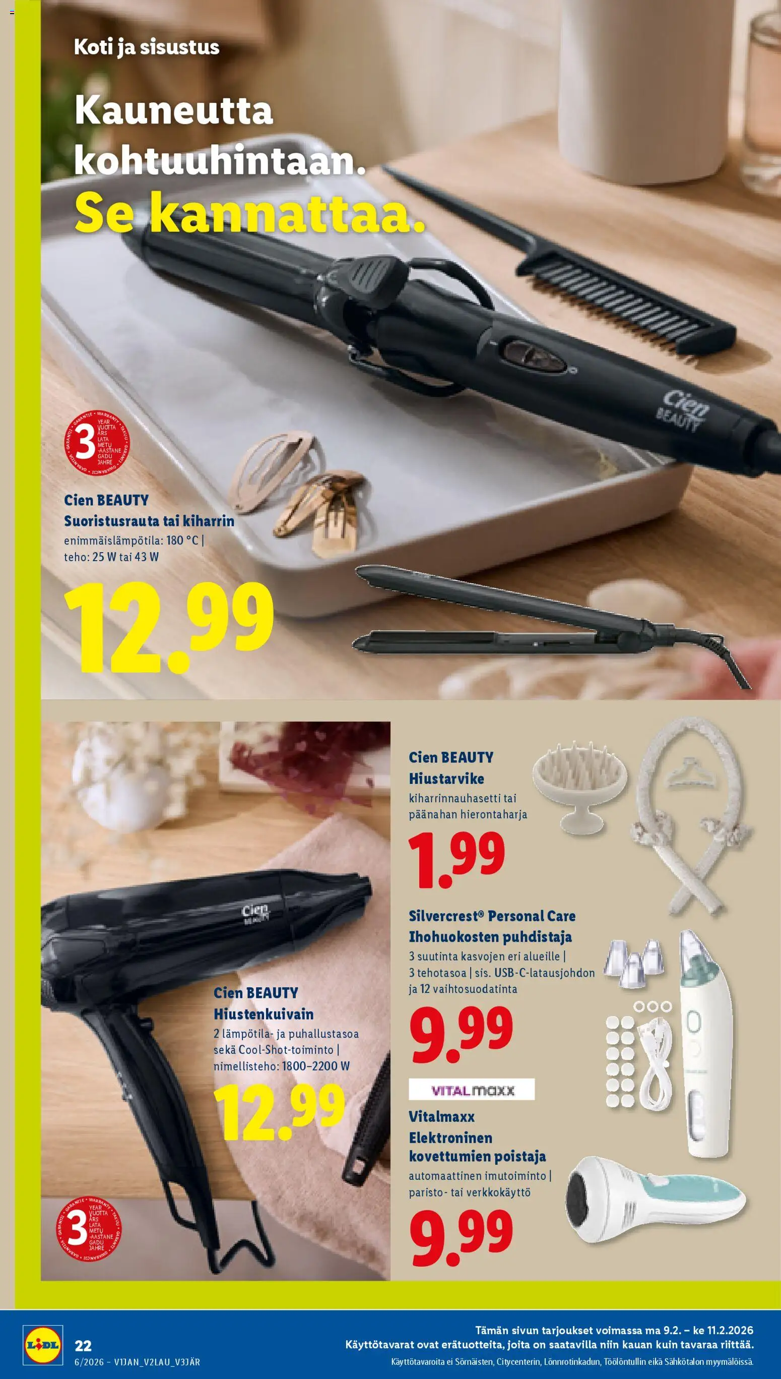 Lidl tarjoukset – voimassa 05.02.2026 alkaen | Sivu: 28 | Tuotteet: Kiharrin