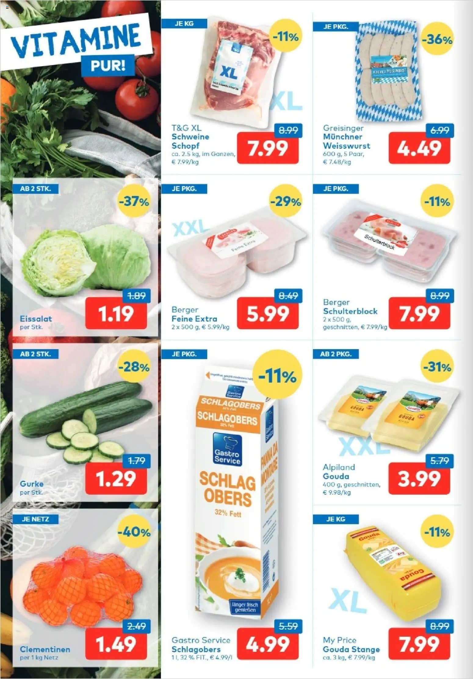 T&G - Osttirol gültig ab 29.01.2026 | Seite: 2 | Produkte: Wurst