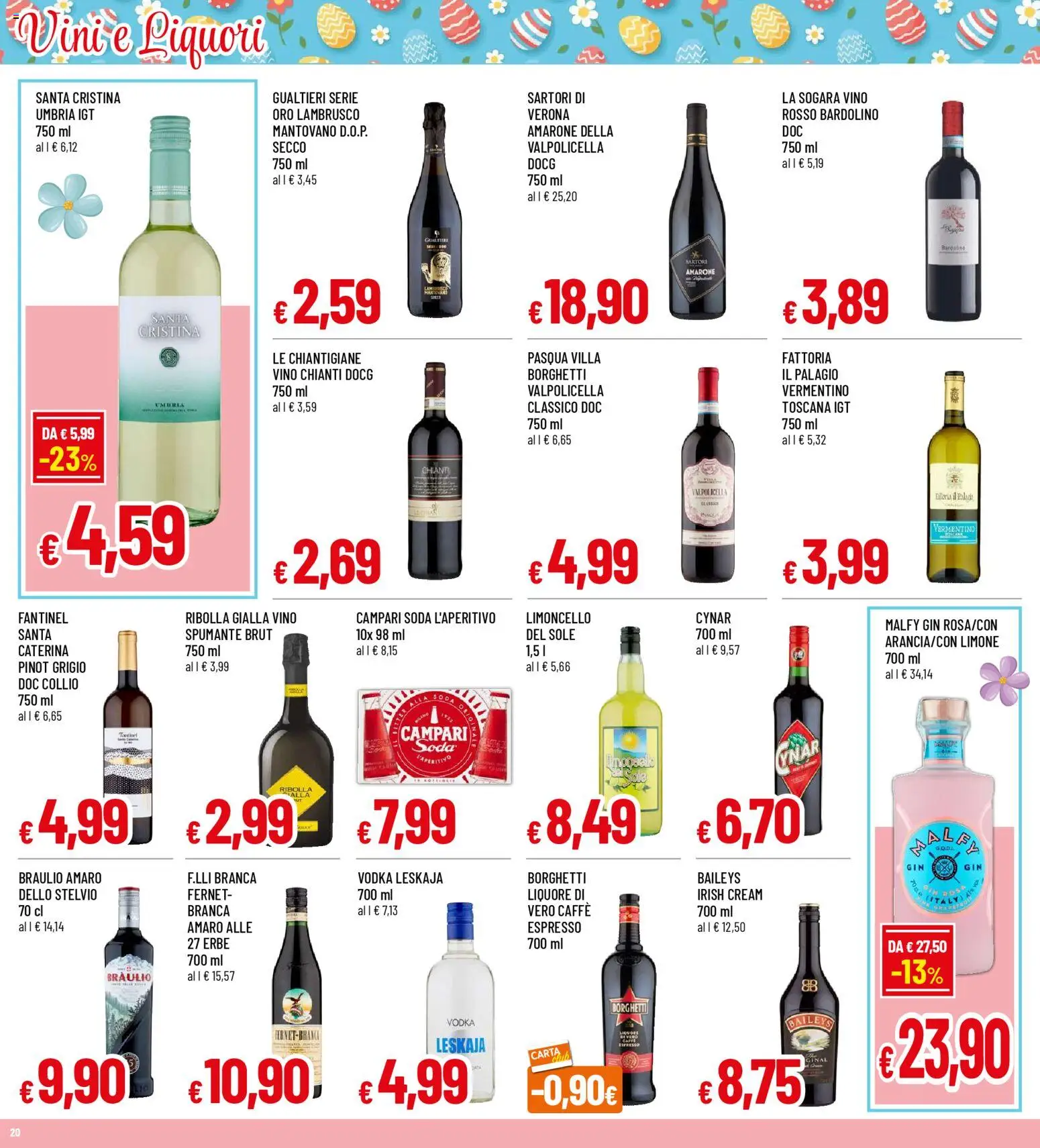 Volantino Galassia del 23.03.2026 | Pagina: 20 | Prodotti: Limone, Limoncello, Liquore, Amaro