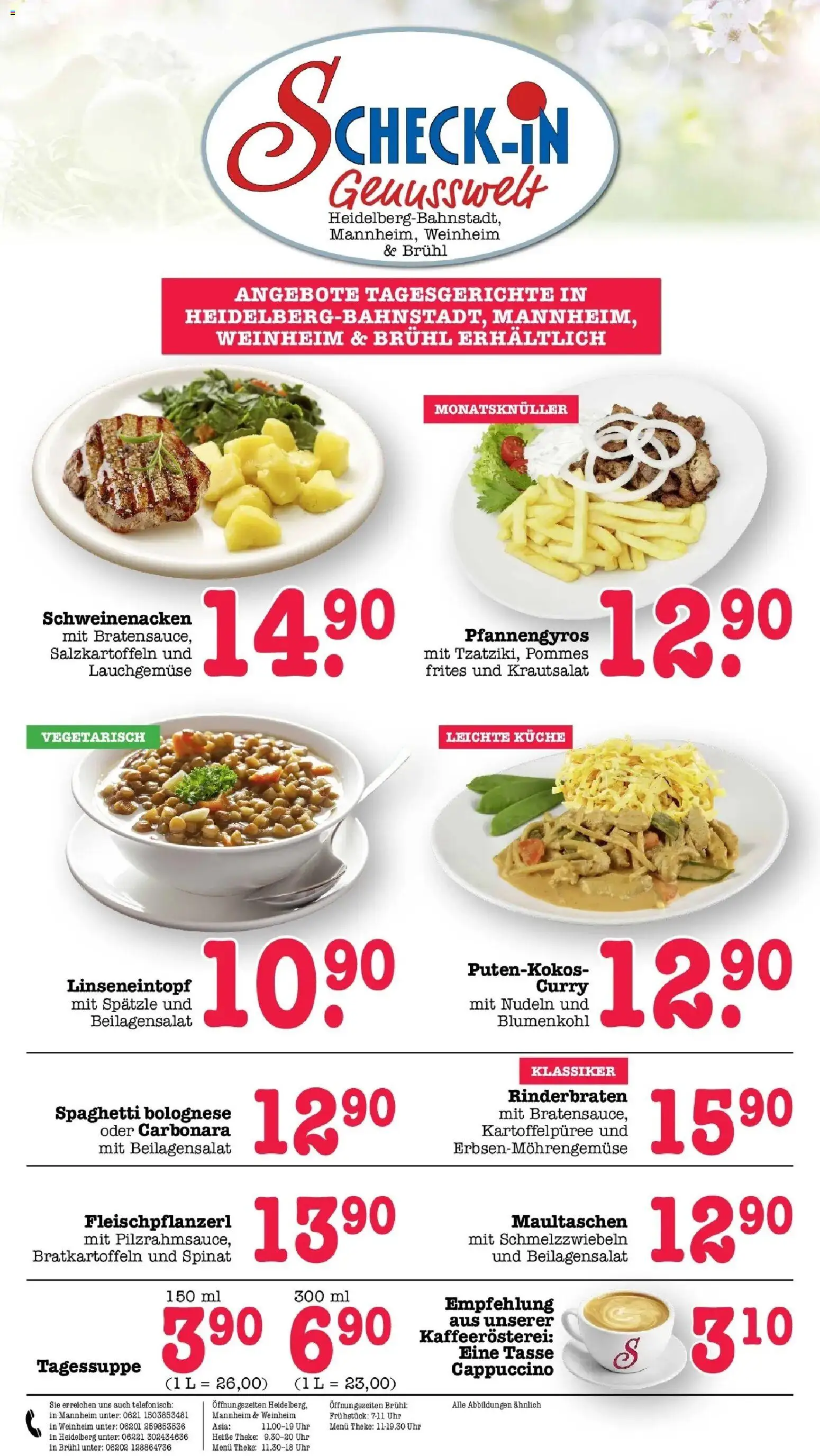 E center Prospekt Mannheim-Wohlgelegen	 – gültig ab 23.03.2026 | Seite: 12 | Produkte: Pommes, Schweinenacken, Blumenkohl, Maultaschen