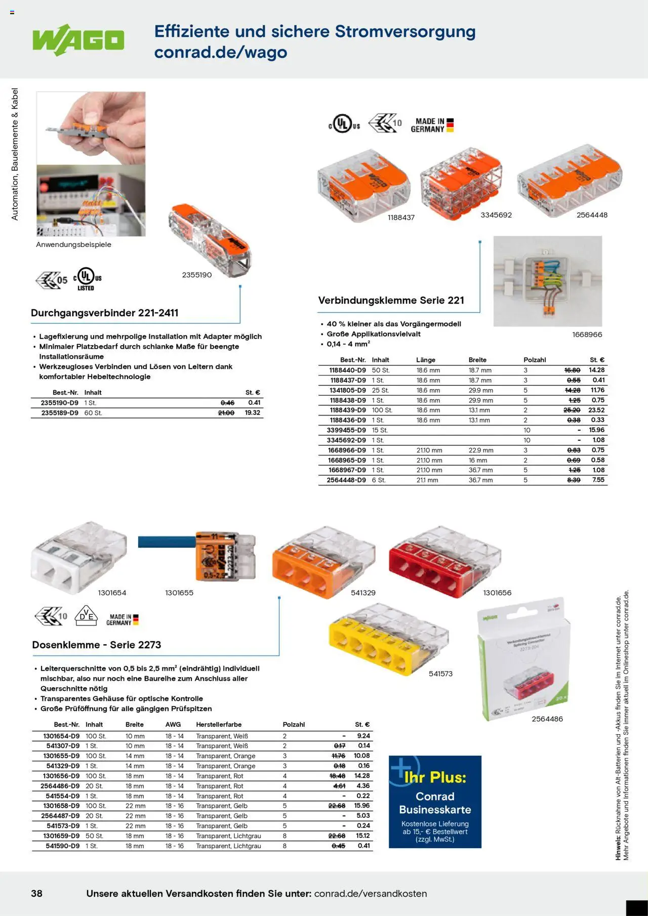 Conrad - Markenkatalog - gültig ab dem 25.08.2025 | Seite: 40 | Produkte: Kabel, Adapter