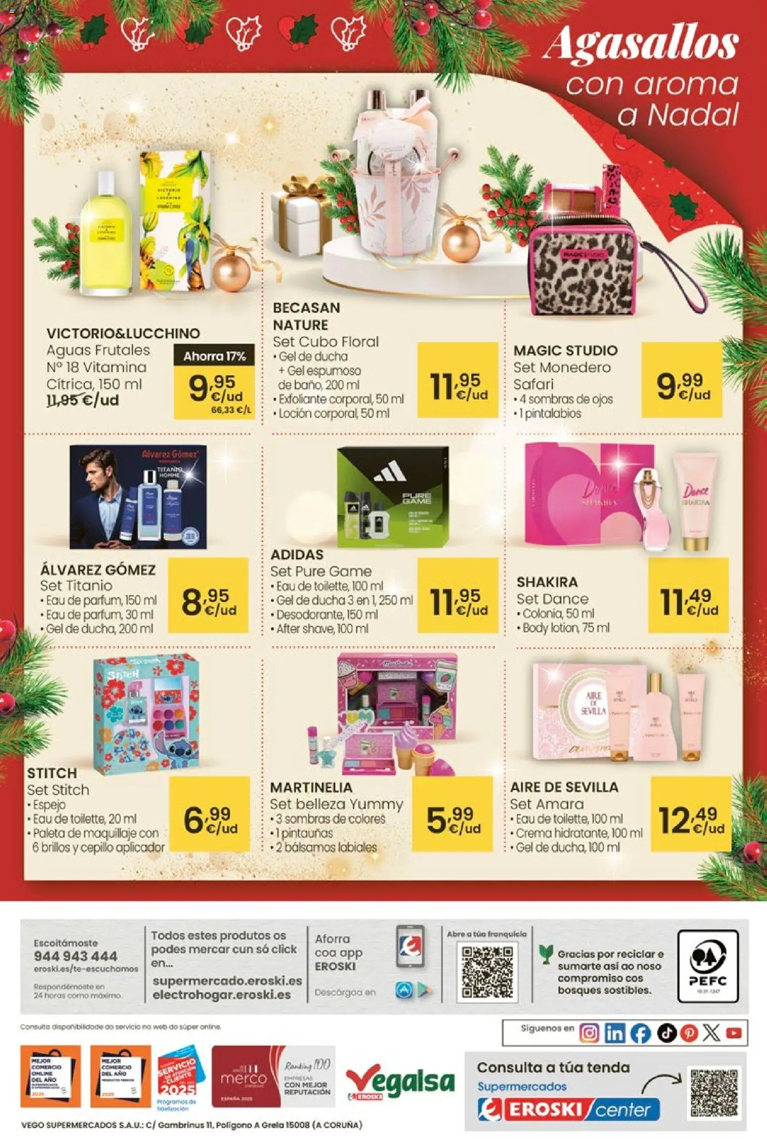 Eroski - Nadal  │ válido desde el 18.12.2025 | Página: 72 | Productos: Cepillo, Crema, Body, Espejo