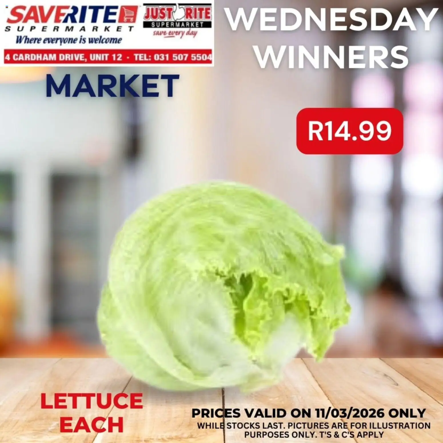 New Saverite catalogue – valid from 11.03.2026 | Page: 9 | Products: Lettuce