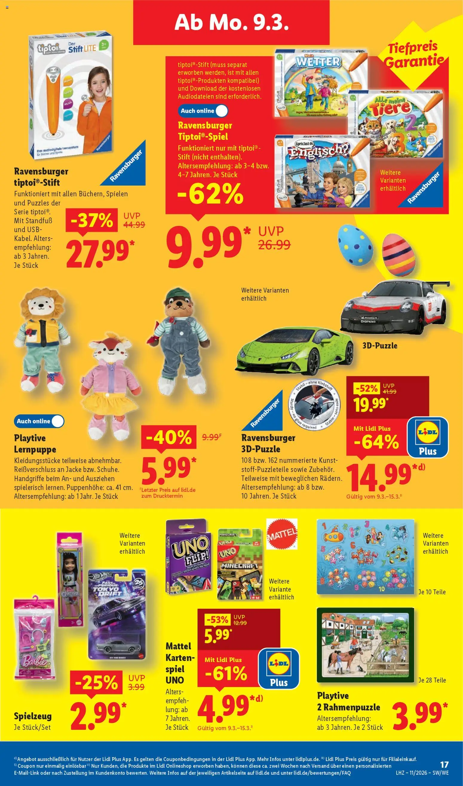 Lidl Prospekt Gladenbach – gültig ab 09.03.2026 | Seite: 35 | Produkte: Spiel, USB, Jacke