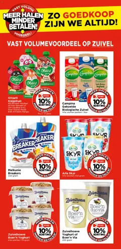 Vomar - Meer Halen Minder Betalen - Voorbeeld van een folder van Vomar, geldig van 29.09.2025 | Pagina: 6 | Producten: Zuivel, Melk, Yoghurt, Aardbei