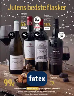 Føtex - Julens bedste flasker gyldig fra 28.11.2025