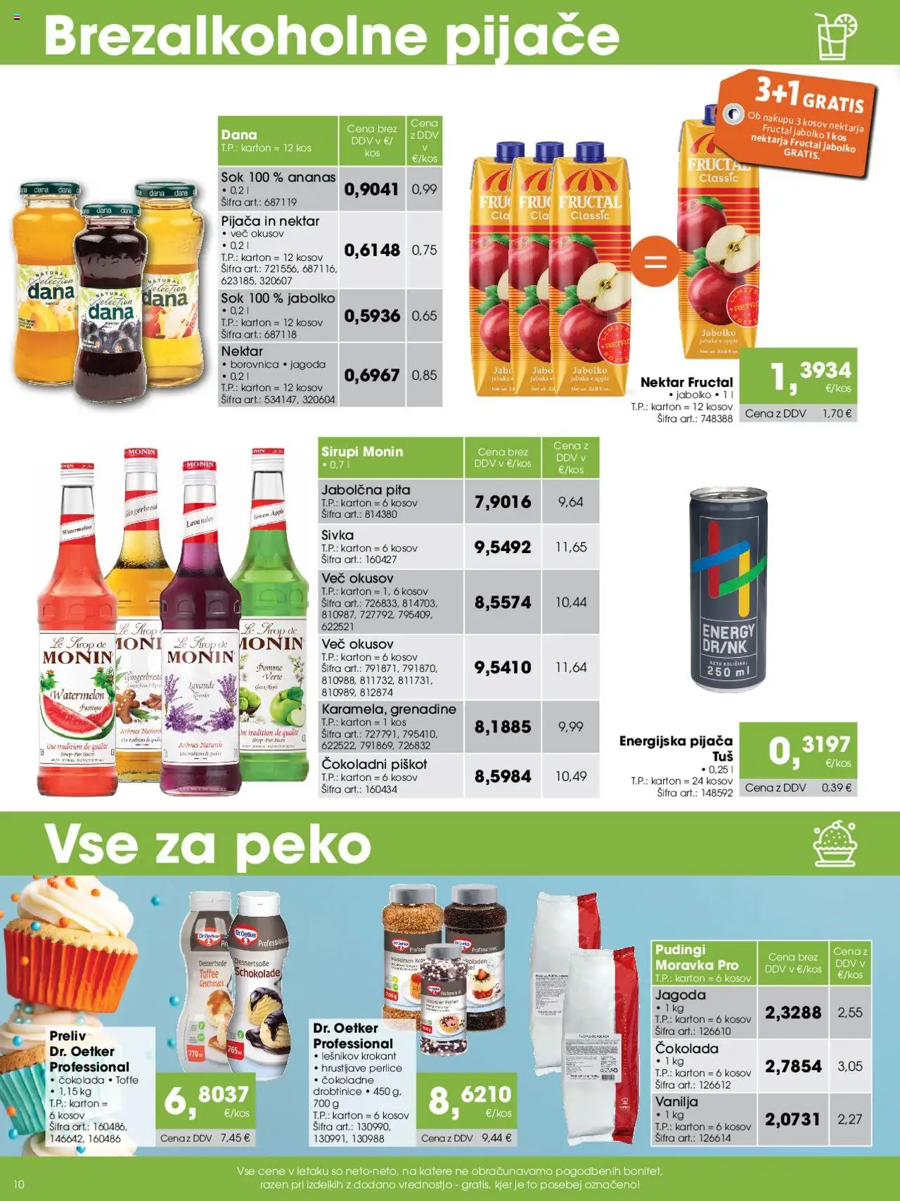 Tuš katalog cash & carry trgovec │ velja od 07.08.2025 | Stran: 10 | Izdelki: Pita, Kos, Cokolada, Ananas