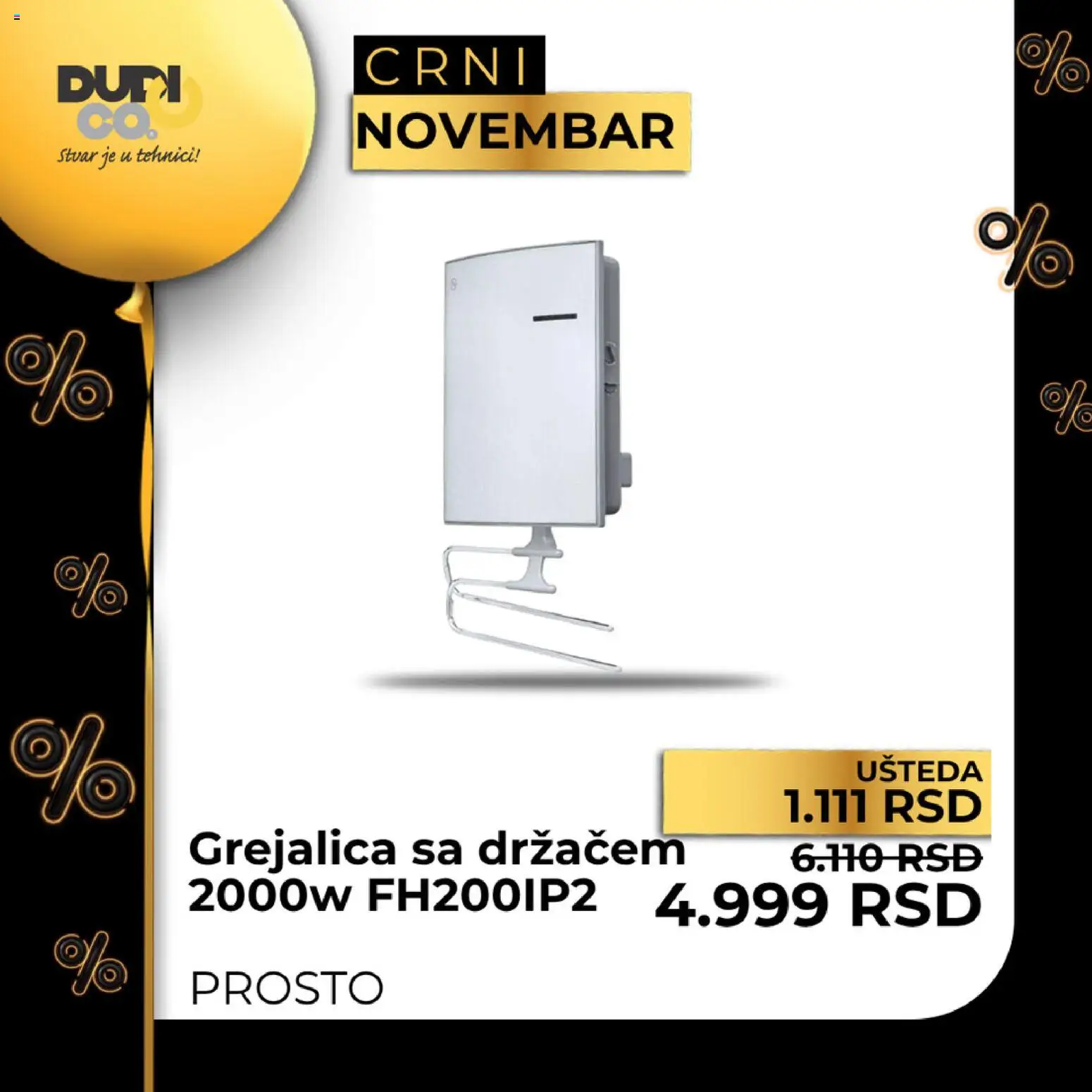 Dudi co. katalog - važi od 10.11.2025 | Strana: 17 | Proizvode: Grejalica