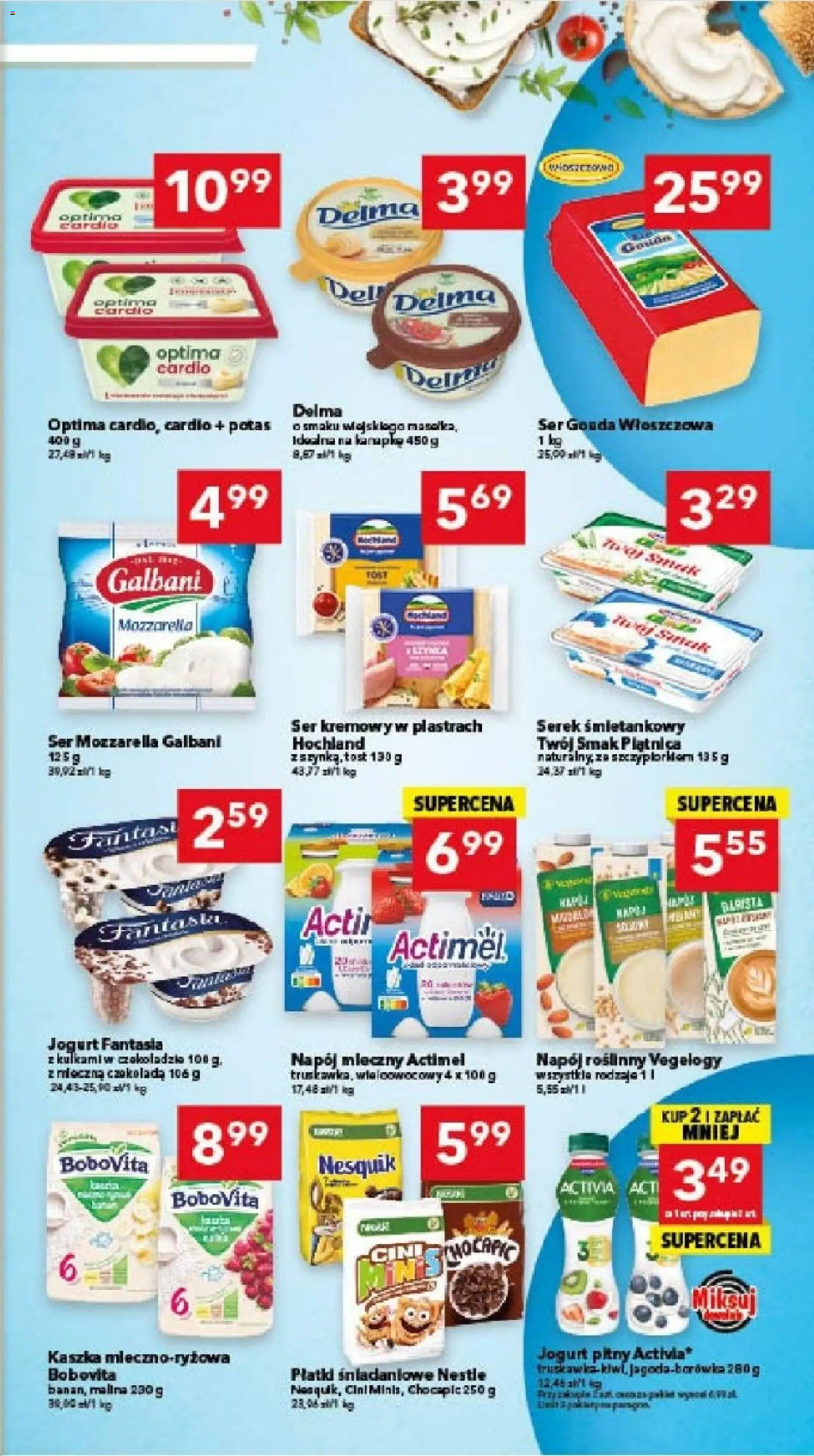 Lewiatan gazetka - Ostrów Wielkopolski od 20.11.2025 | Strona: 3 | Produkty: Serek, Ser, Czekolada, Mozzarella