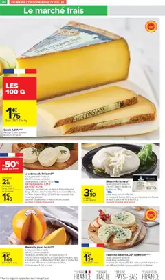  | Page: 24 | Produits: Mozzarella, Burrata, Gouda, Crème