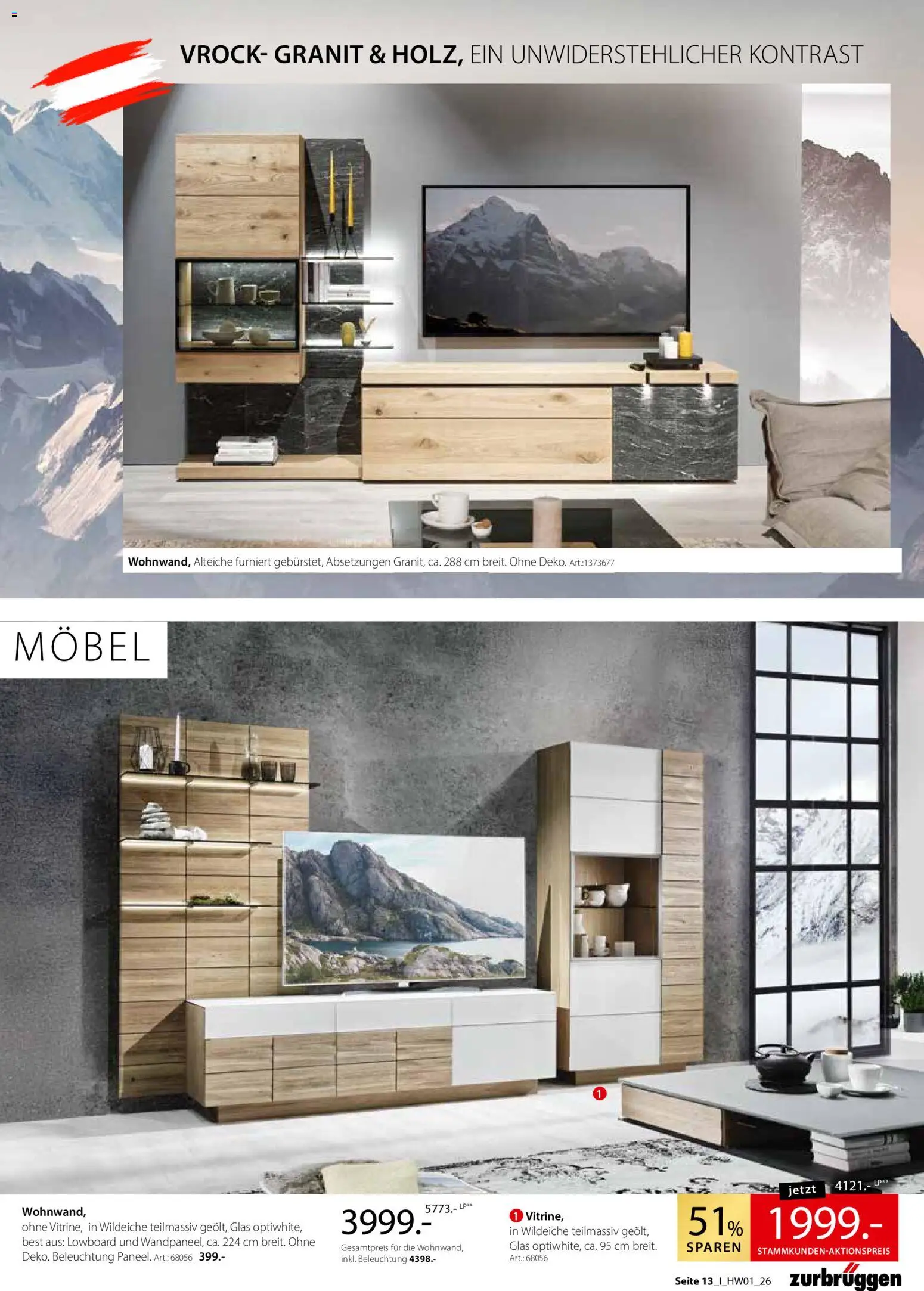 Zurbrüggen Hochwert Spezial – gültig ab 27.03.2026 | Seite: 13 | Produkte: Lowboard