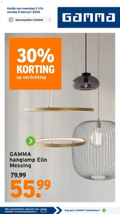 GAMMA - Folder - Voorbeeld van een folder van GAMMA, geldig van 02.02.2026