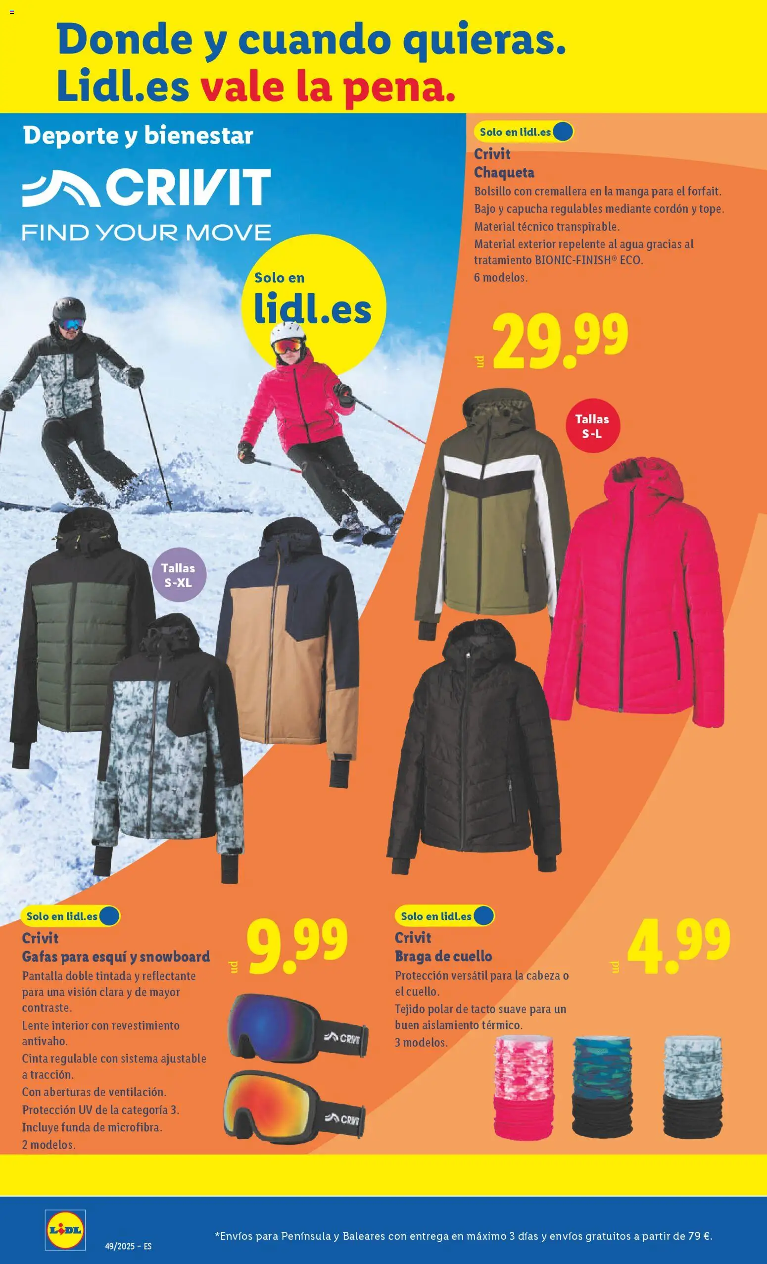 Lidl folleto de bazar │ válido desde el 01.12.2025 | Página: 26 | Productos: Chaqueta, Funda, Braga