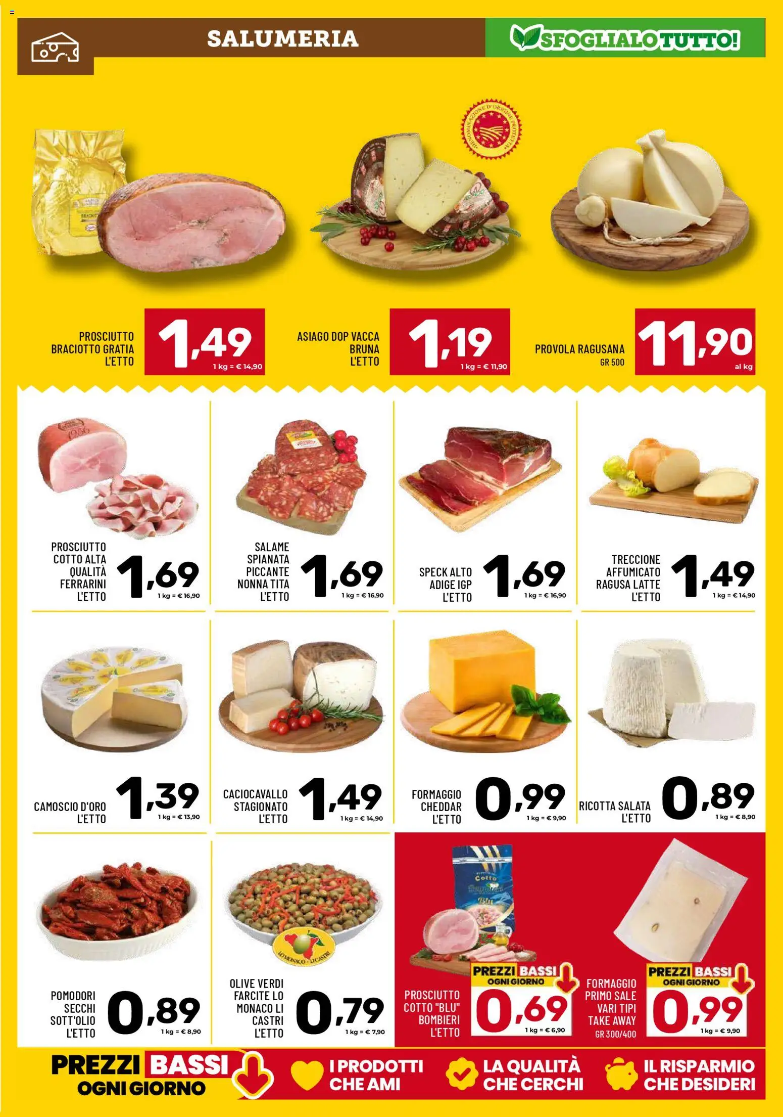 Volantino Il Centesimo del 27.03.2026 | Pagina: 10 | Prodotti: Speck, Salame, Latte, Provola
