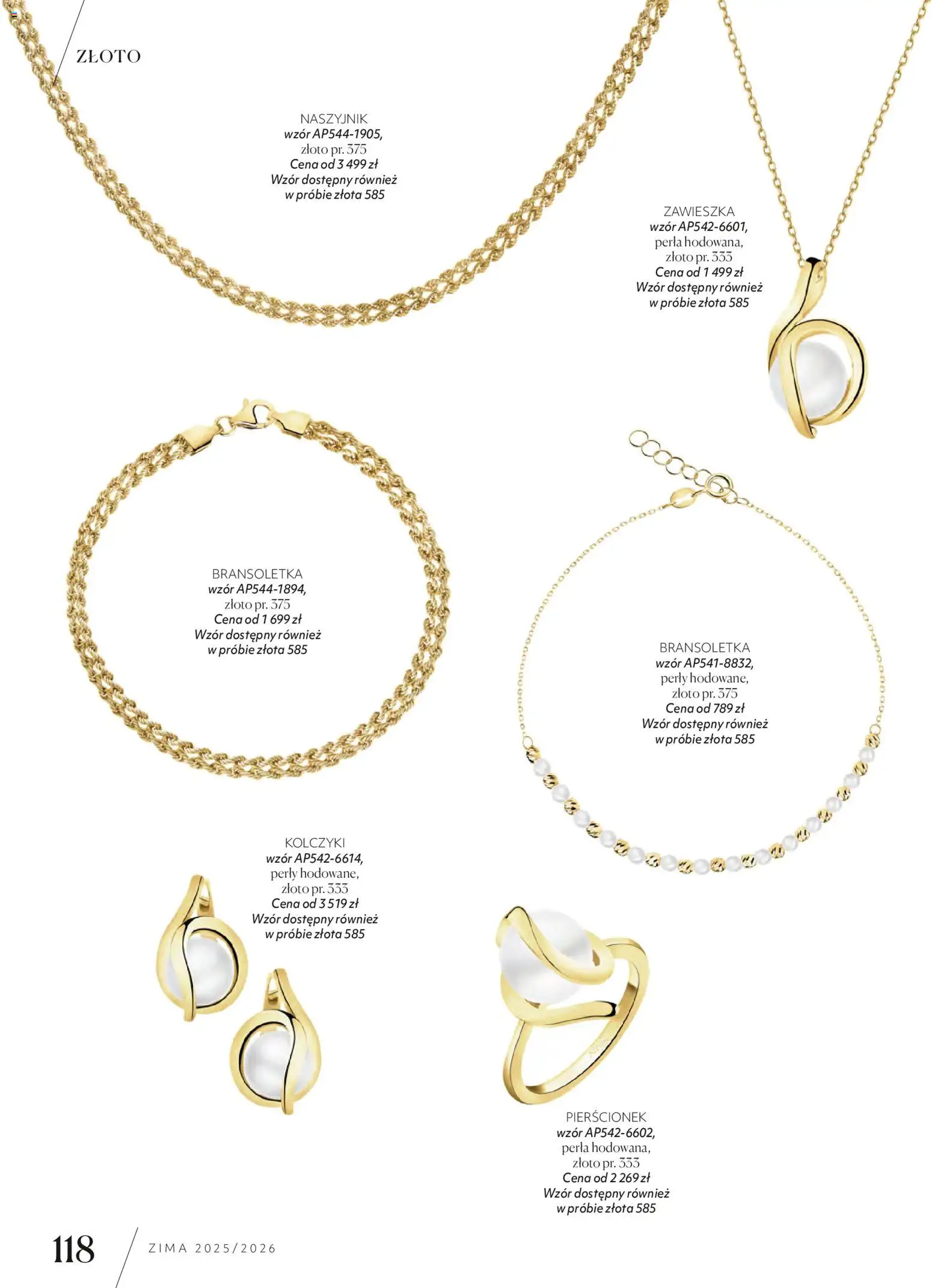 Apart promocje od 04.11.2025 | Strona: 120 | Produkty: Naszyjnik, Bransoletka, Pierścionek