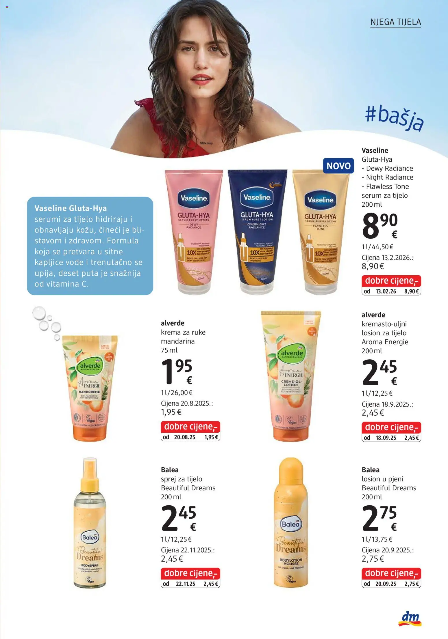 DM katalog | vrijedi od 01.03.2026 | Stranica: 17 | Proizvodi: Sprej za tijelo, Mandarina, Krema za ruke, Krema