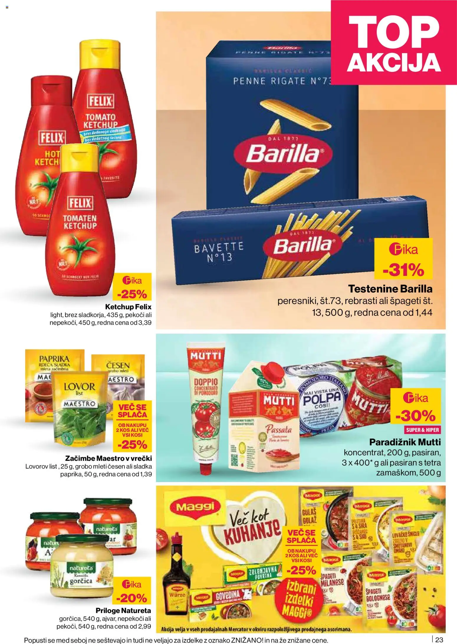 Novi Mercator katalog ponudbe – veljaven od 22.01.2026 | Stran: 23 | Izdelki: Paprika, Paradiznik, Zacimbe, Cesen