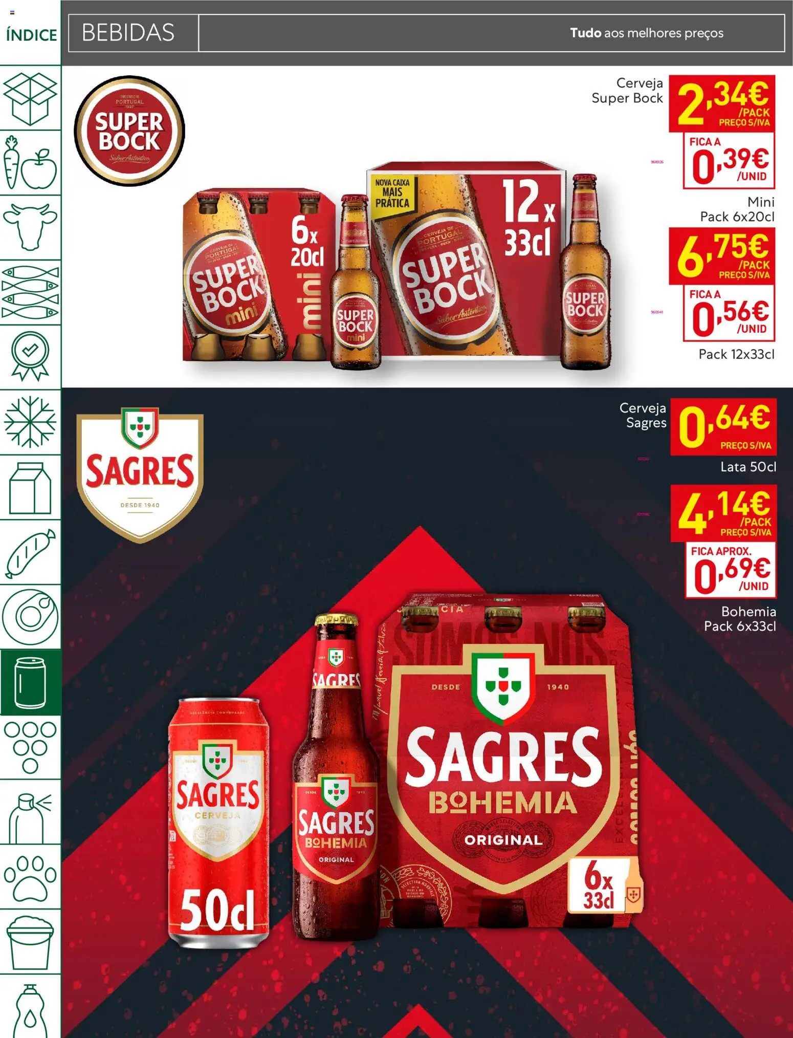 Recheio folheto │ válido de 27.01.2026 | Página: 36 | Produtos: Super bock, Caixa, Cerveja