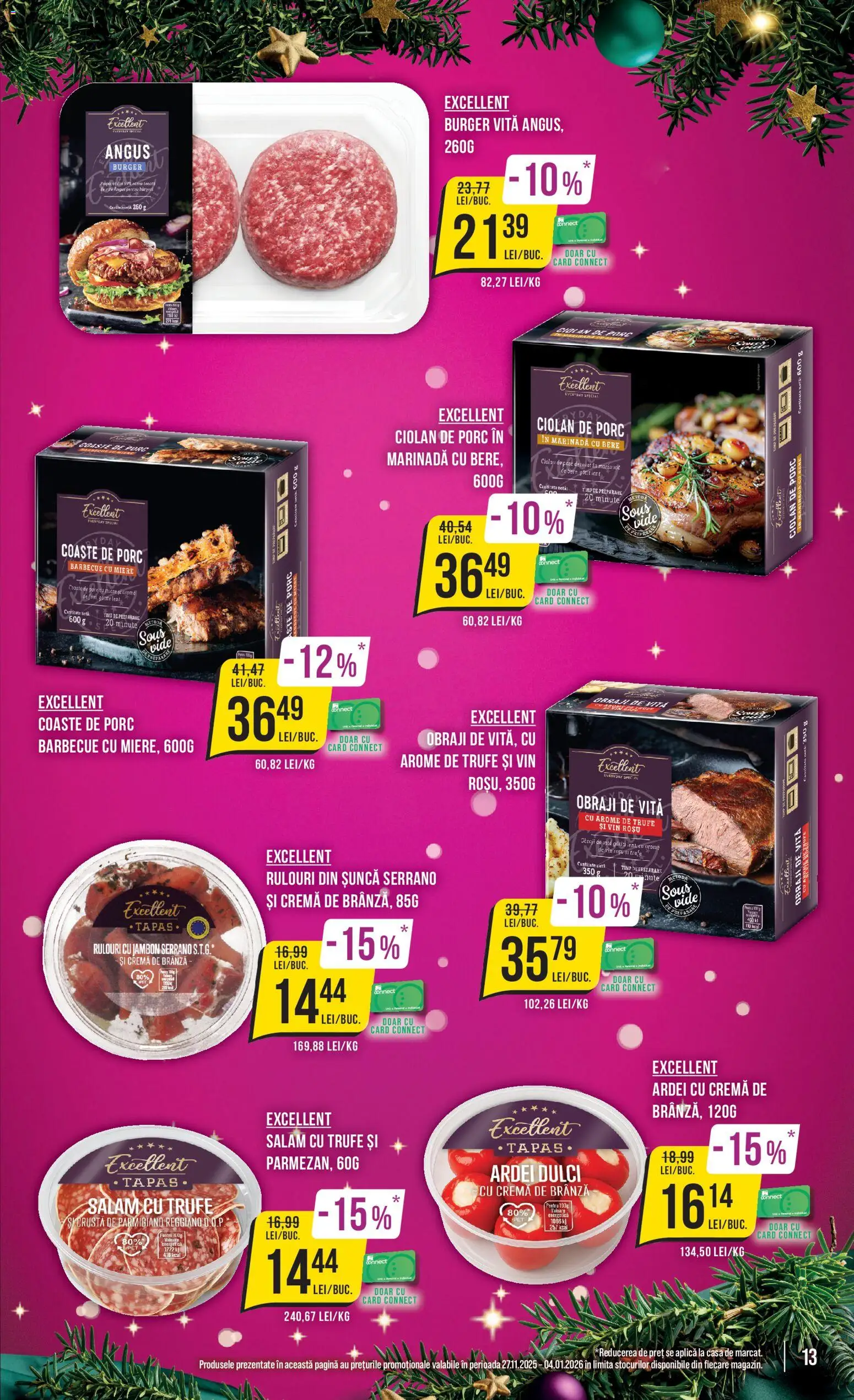 Noul catalog Mega Image – valabil de la 18.12.2025 | Pagină: 13 | Produse: Ardei, Cremă, Marinadă, Cremă de brânză